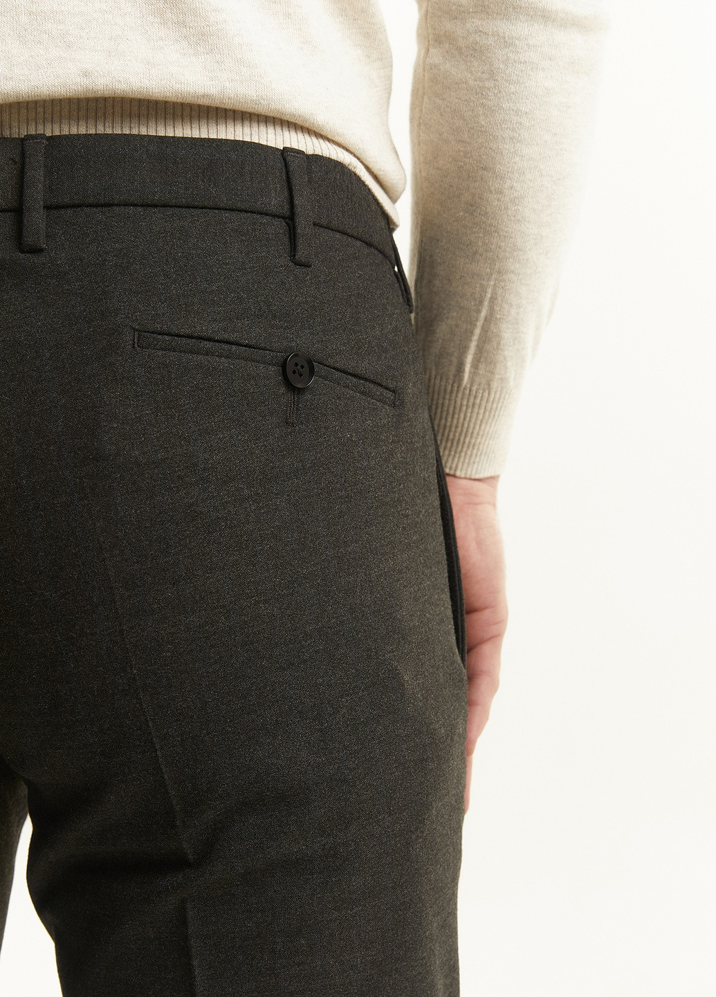Серые классические демисезонные брюки NAVI