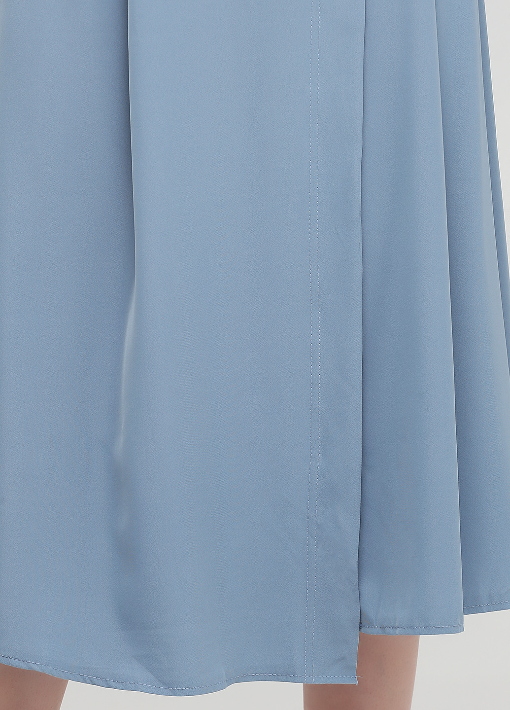 Серо-голубая кэжуал однотонная юбка Imperial клешированная