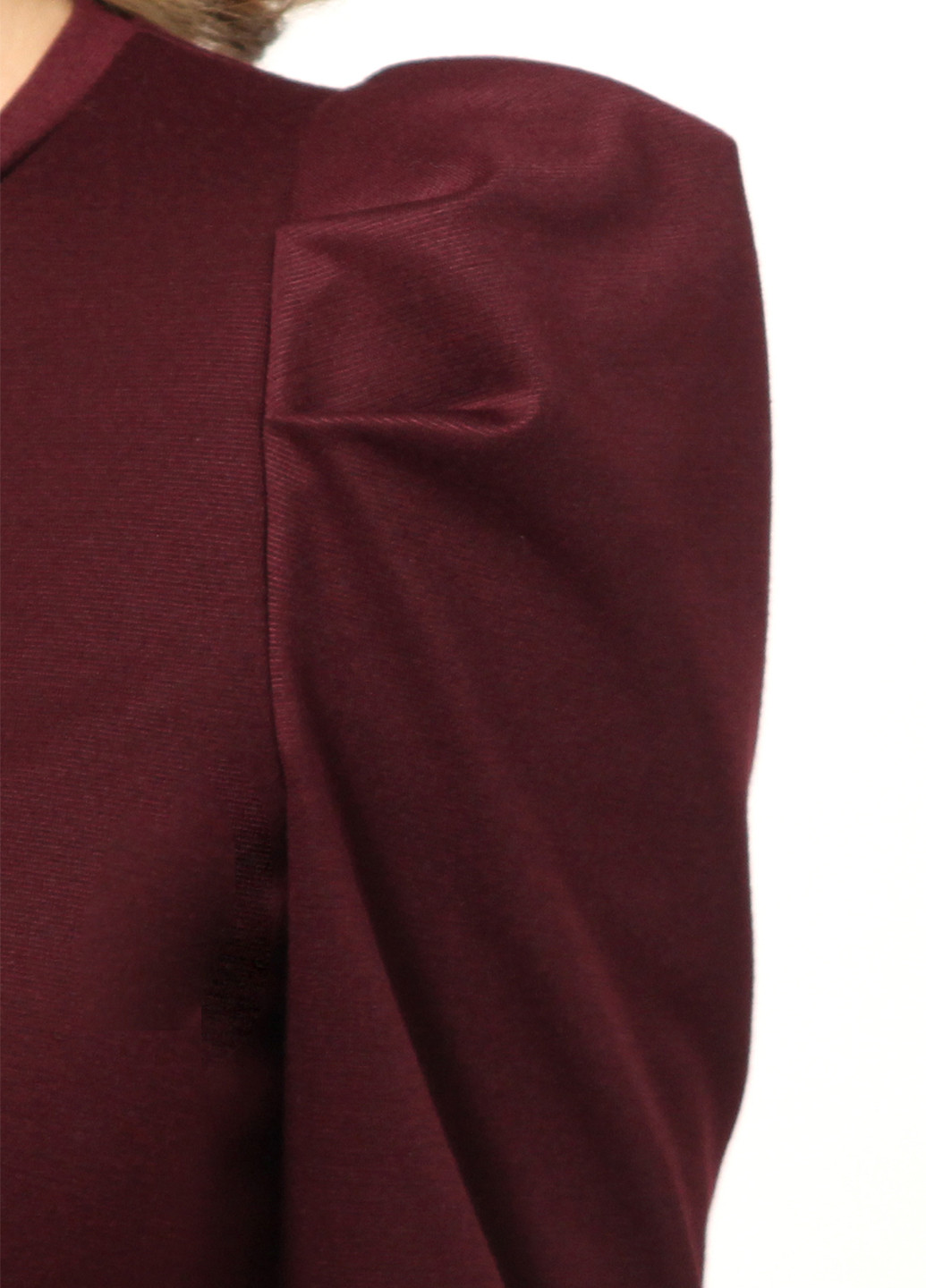 Бордовое кэжуал платье футляр Lada Lucci однотонное