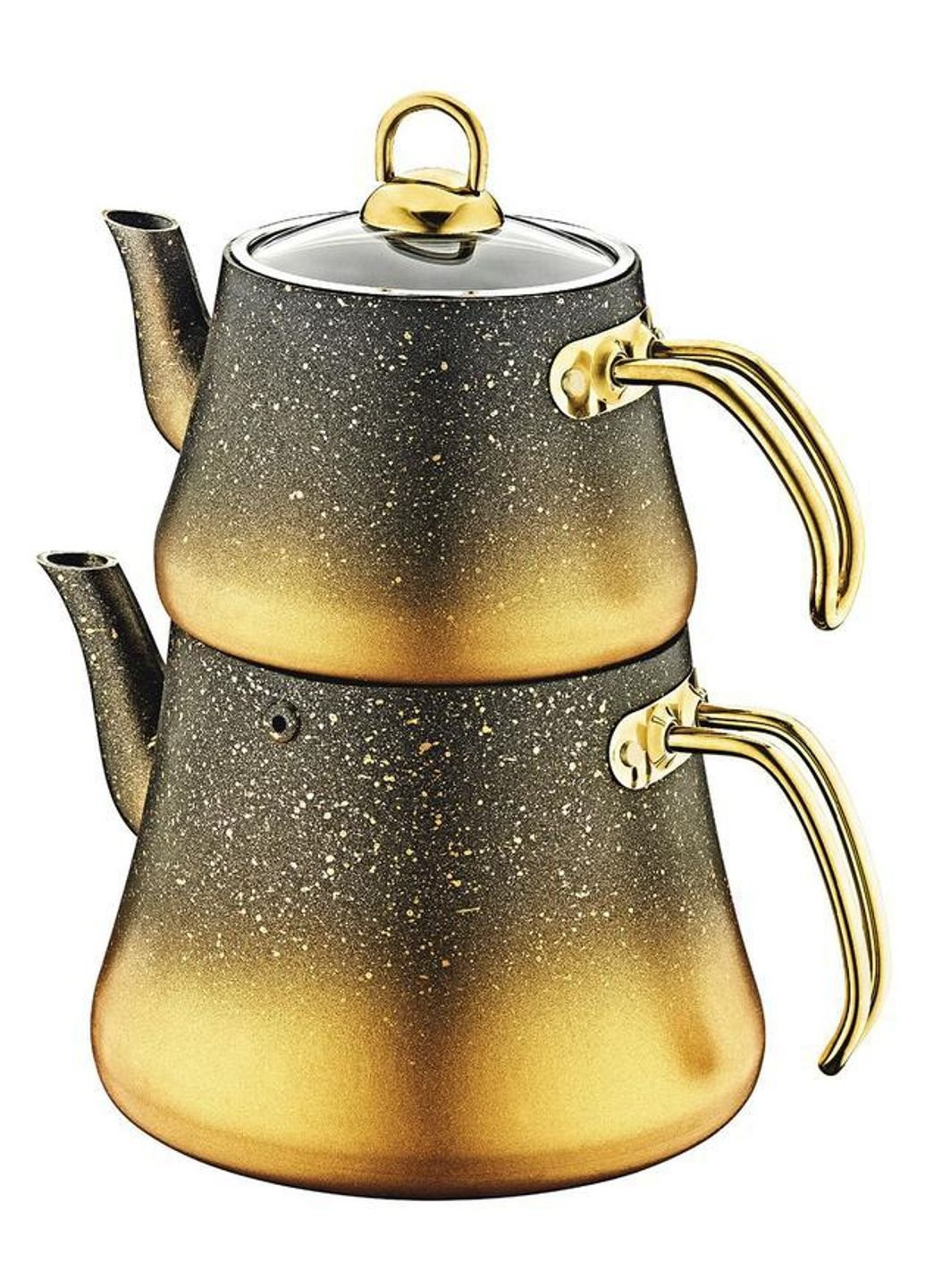Набор чайников 8200-XL-gold 2 шт золотистый OMS (253628193)