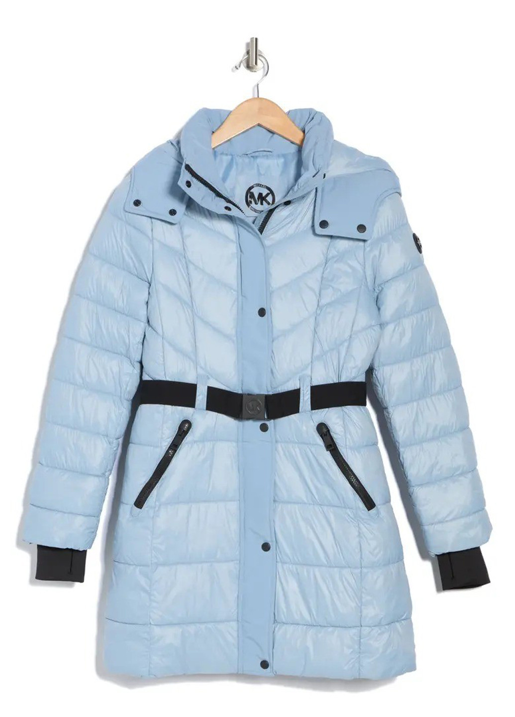 Голубая зимняя куртка Michael Kors