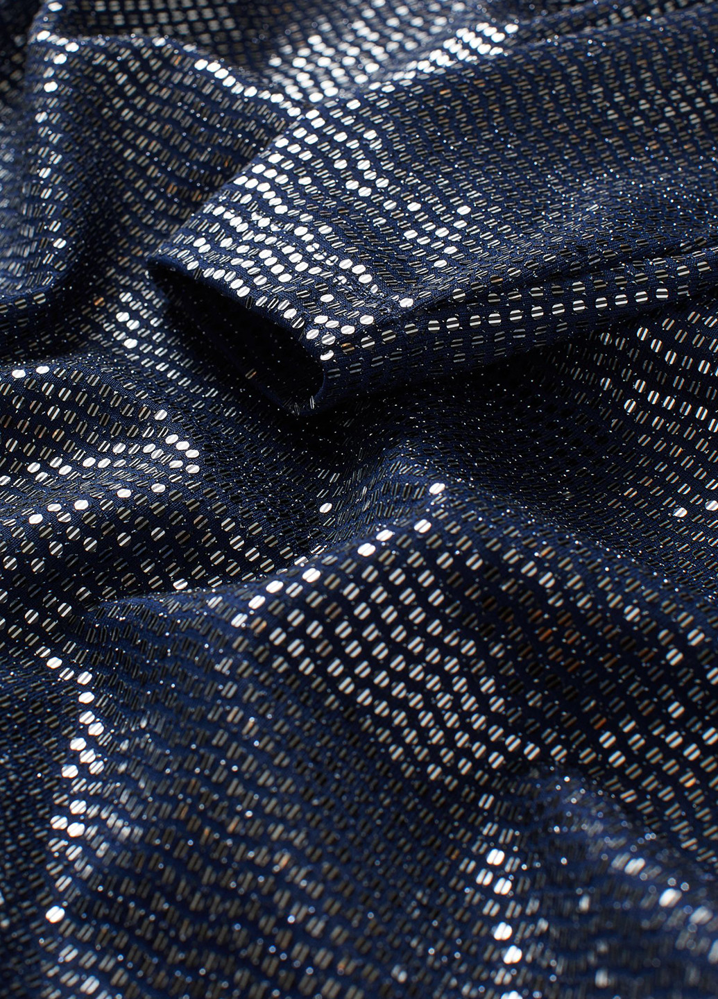 Темно-синее коктейльное сукня футляр H&M однотонное