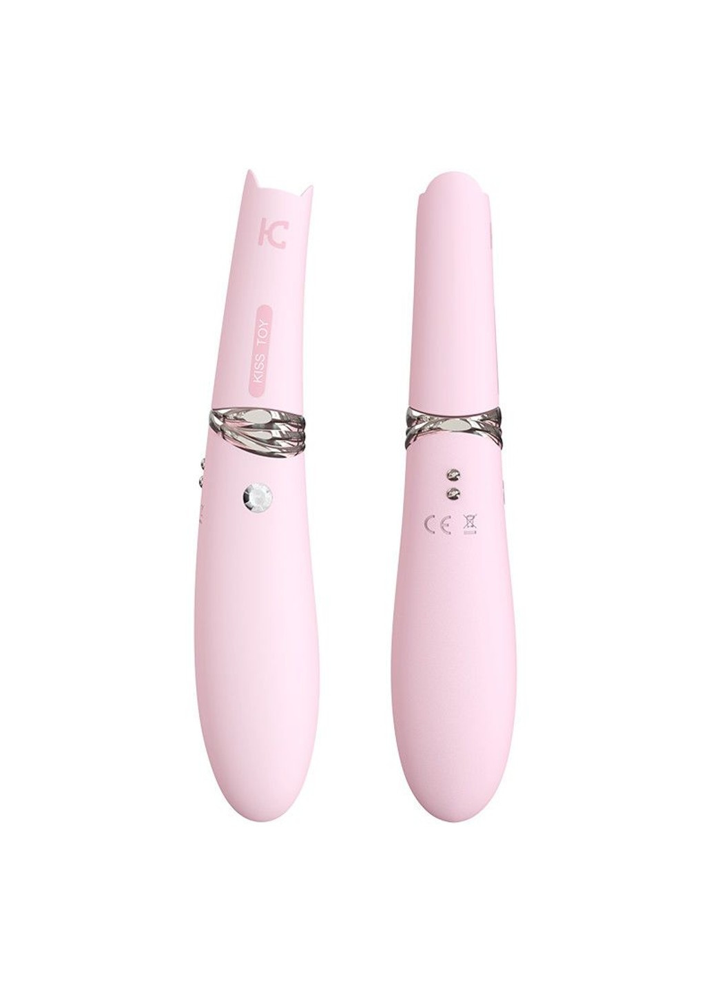 Вакуумний стимулятор з вібрацією Miss CC Pink, можна використовувати як вібратор, діаметр 3,6 KisToy (254734176)