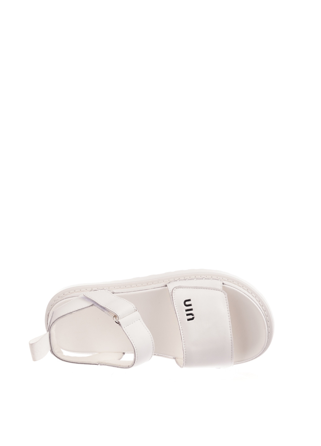 Белые босоножки Lola Andy на липучке с тиснением