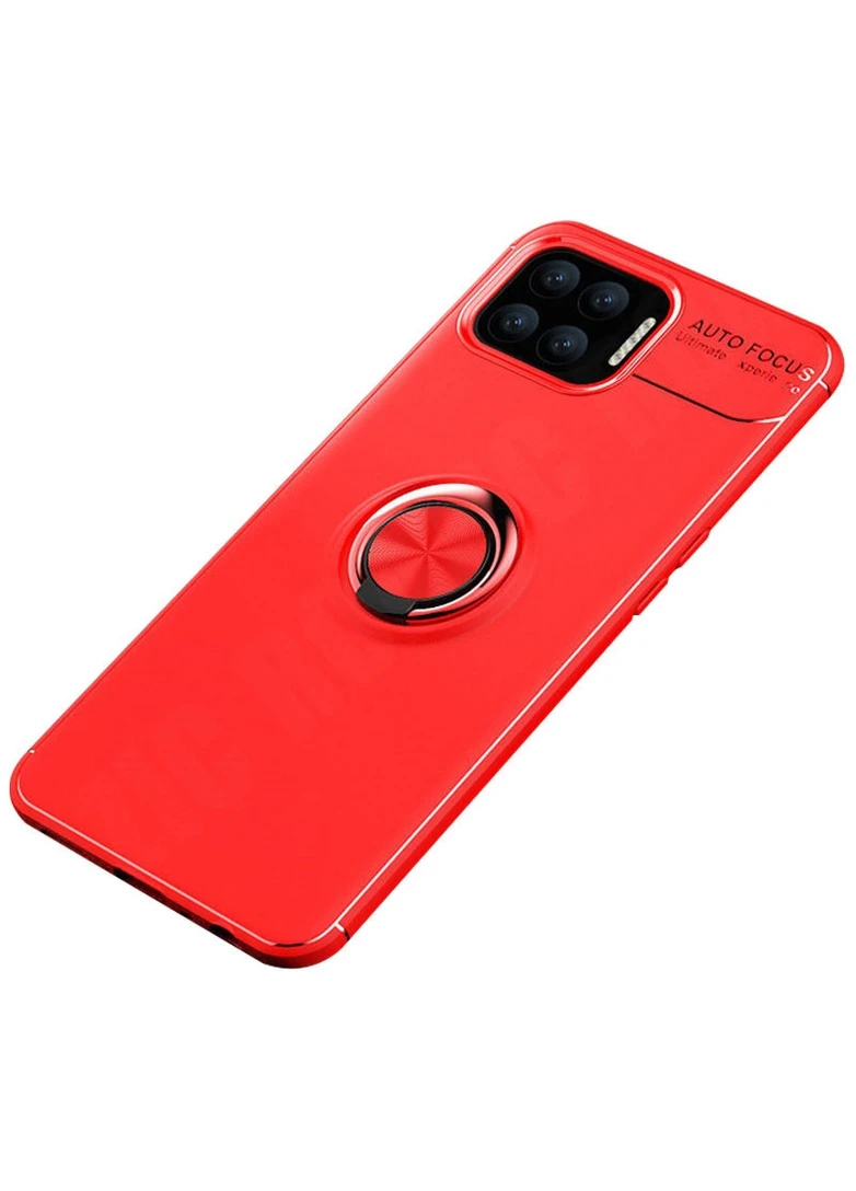 TPU чохол ColorRing під магнітний утримувач (opp) для Oppo A73 Червоний / Червоний (is_00000040302_1) Deen (250499061)