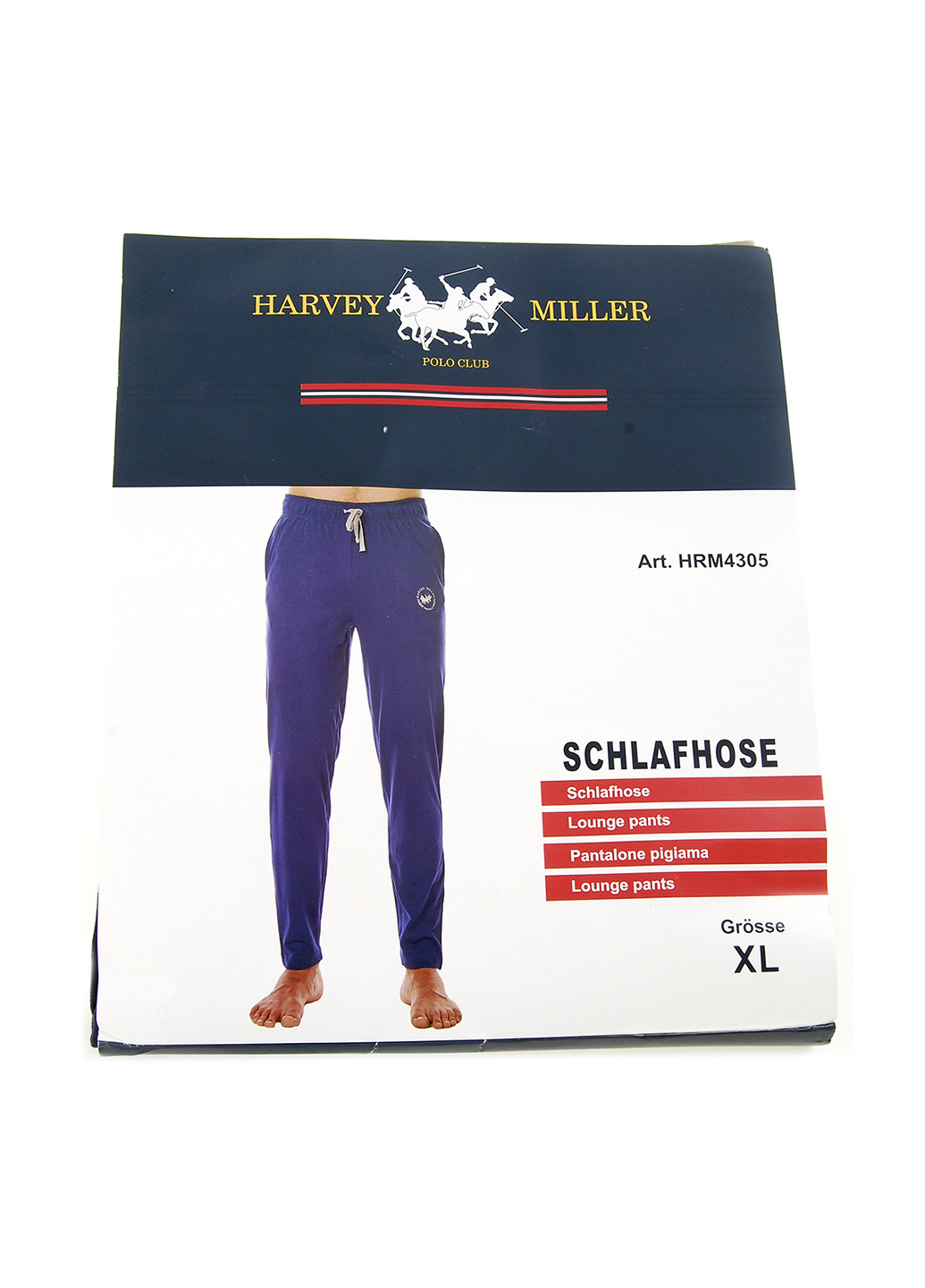 Темно-синие домашние демисезонные зауженные брюки Harvey Miller