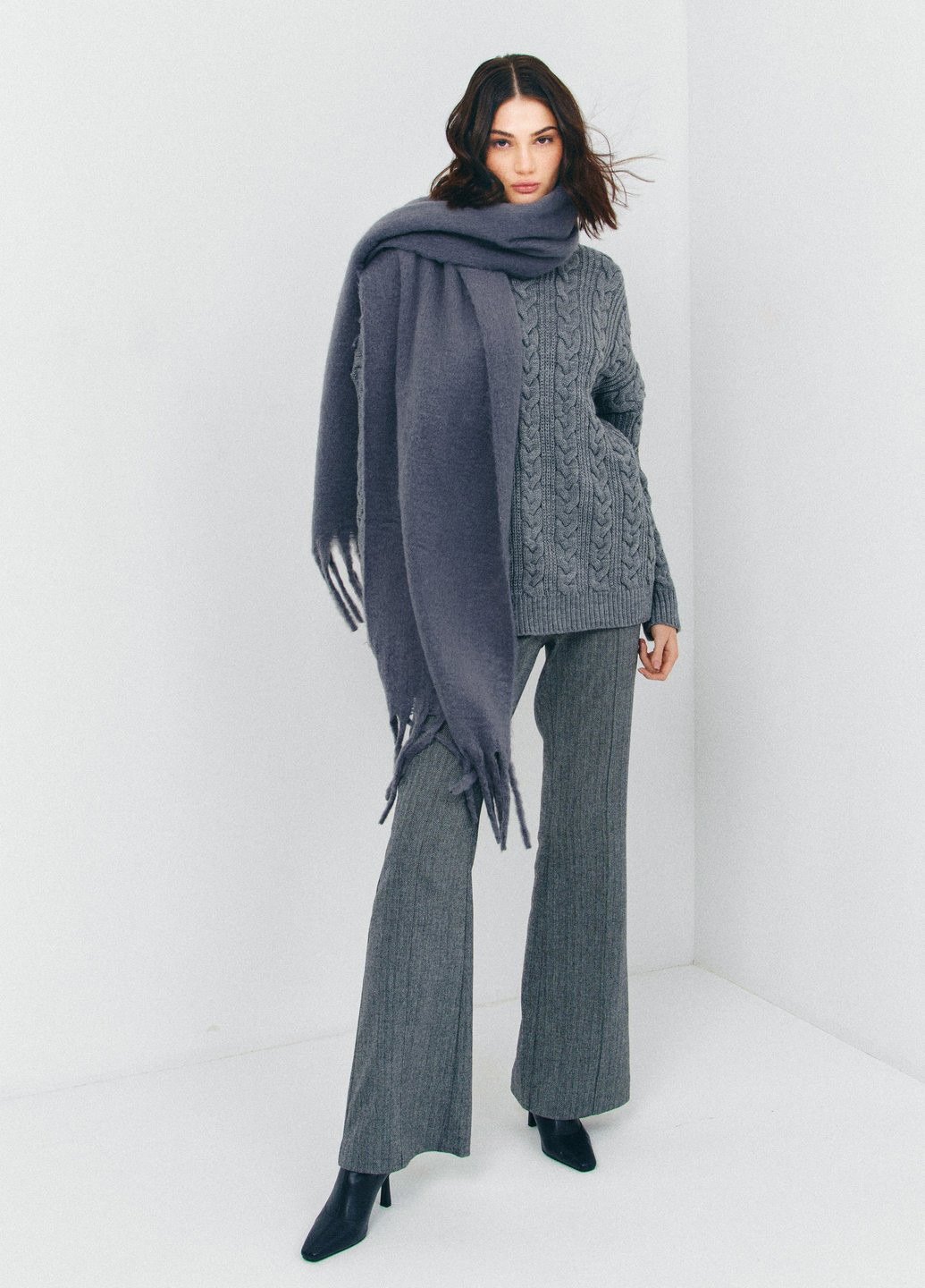 Сірий демісезонний джемпер джемпер Gepur