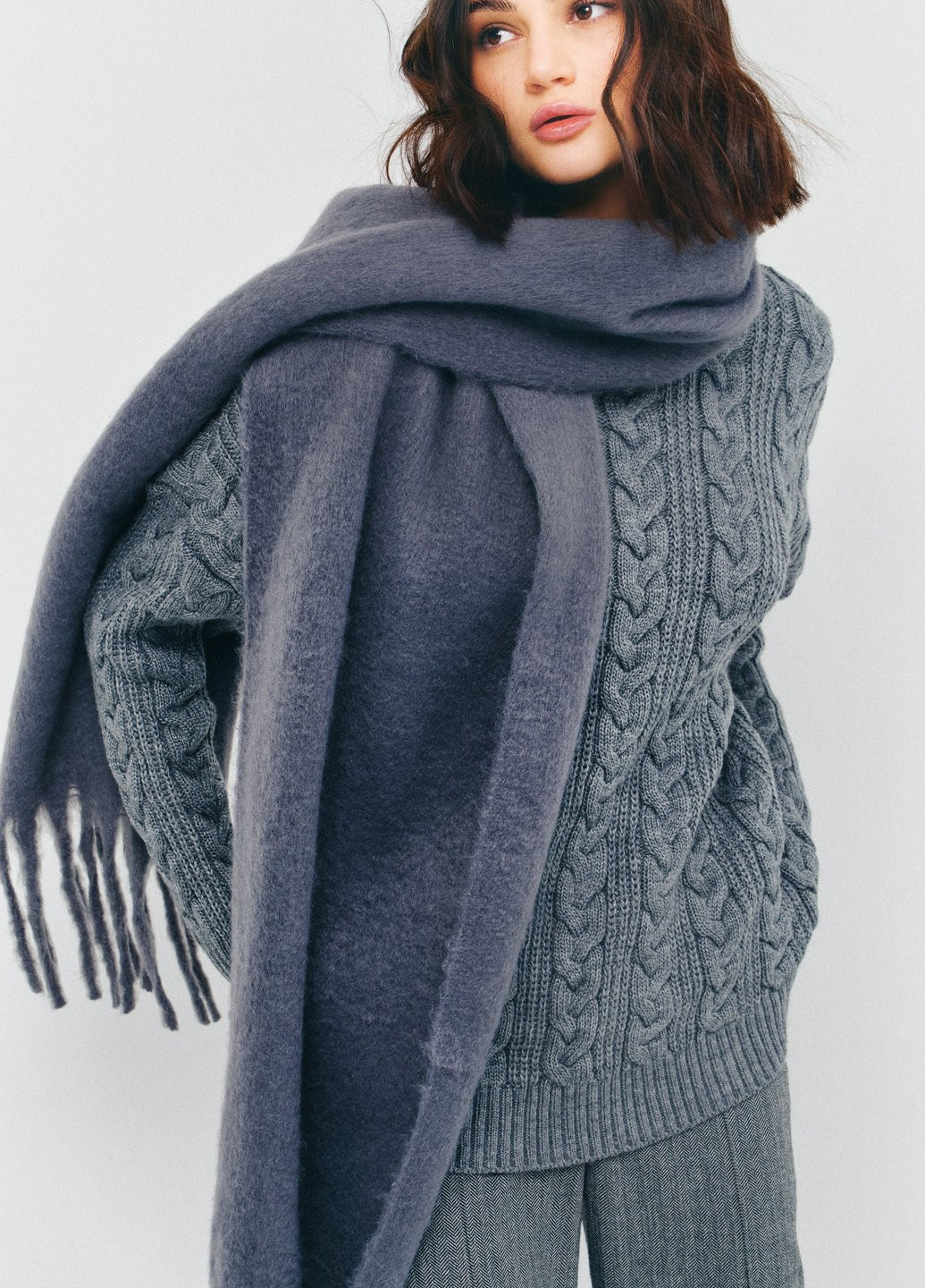 Сірий демісезонний джемпер джемпер Gepur