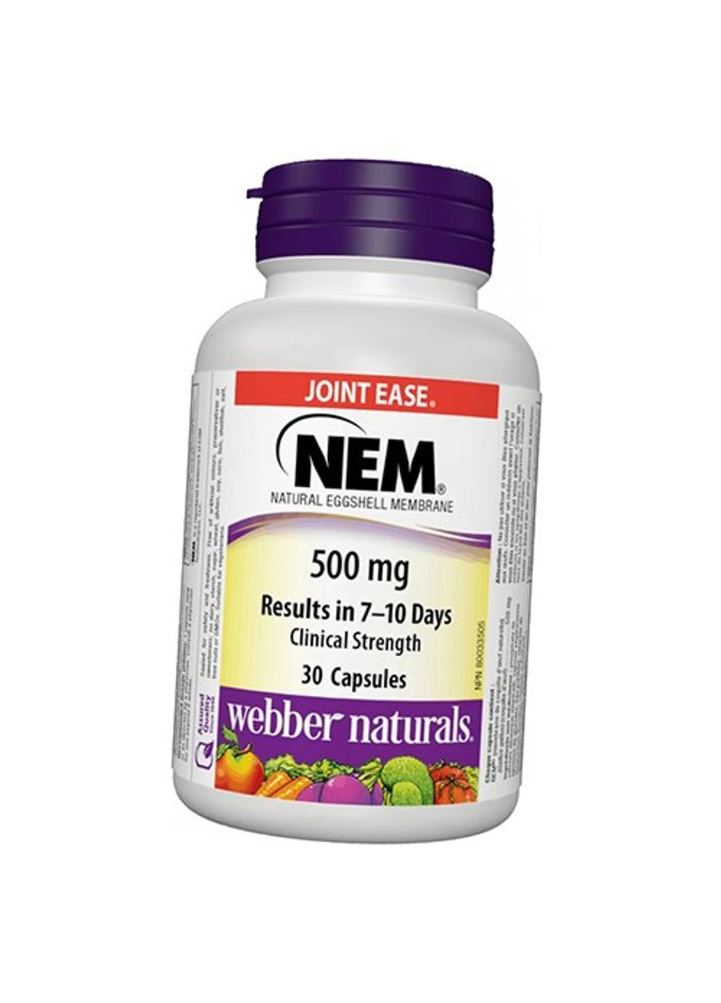 Хондропротектор NEM 500 mg 90 капсул Webber Naturals (255408932)