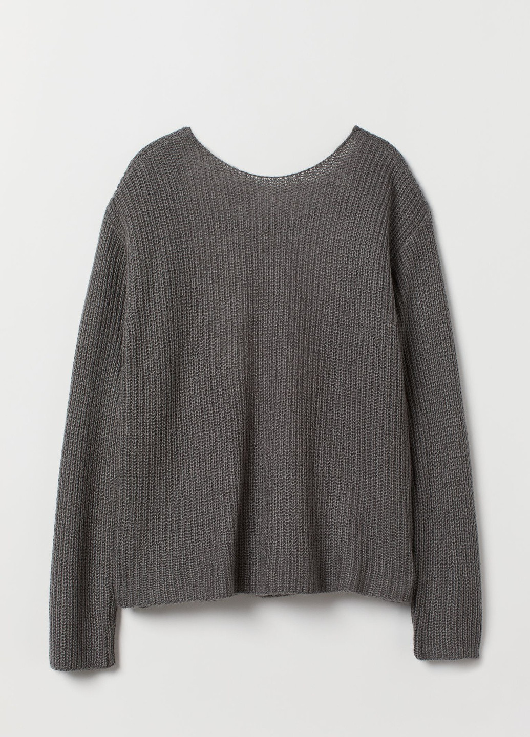 Темно-сірий зимовий светр H&M
