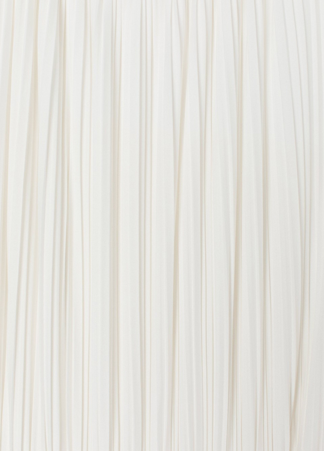 Молочное коктейльное, кэжуал платье плиссированное H&M однотонное