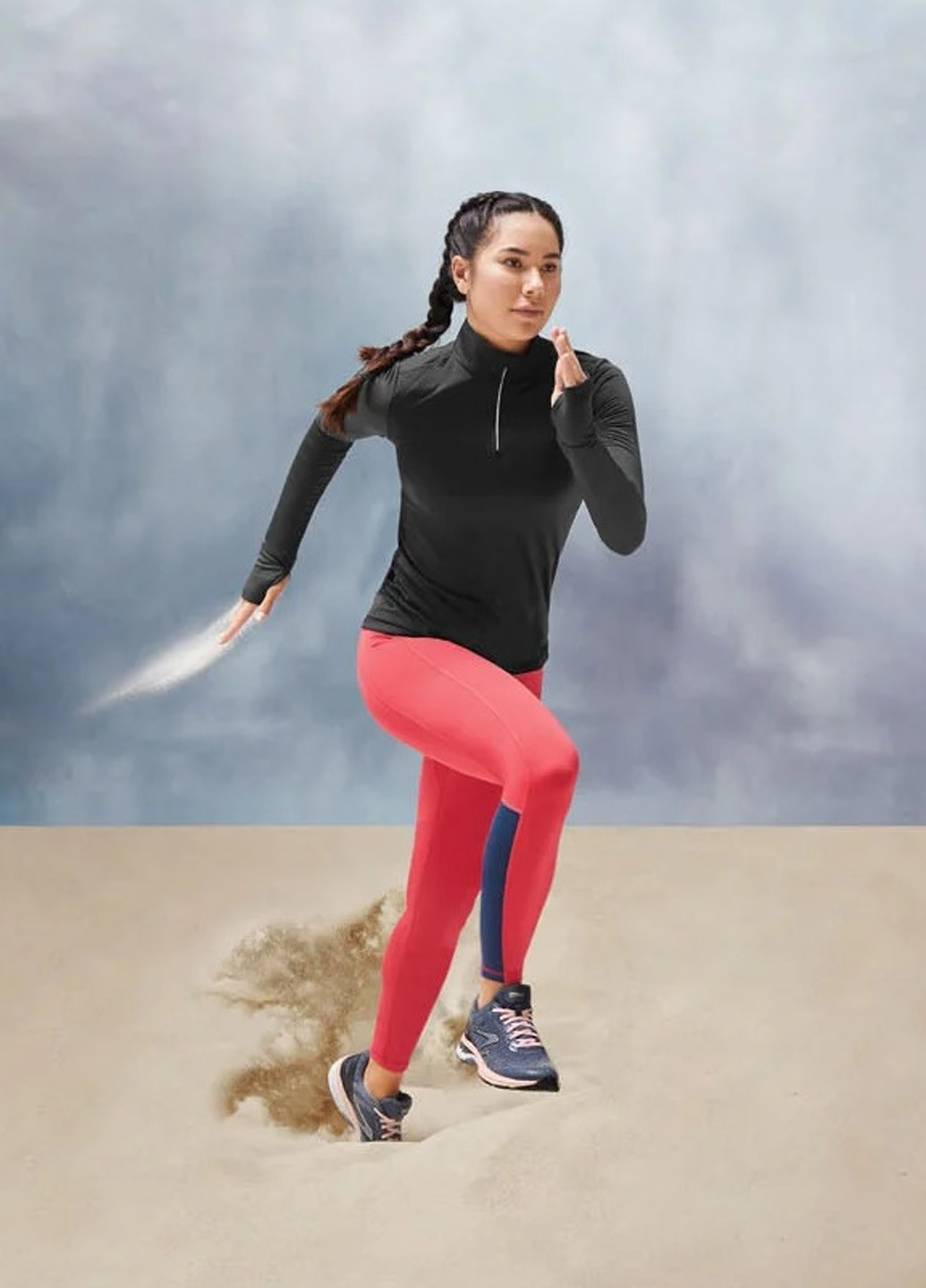 Коралловые демисезонные леггинсы Crivit