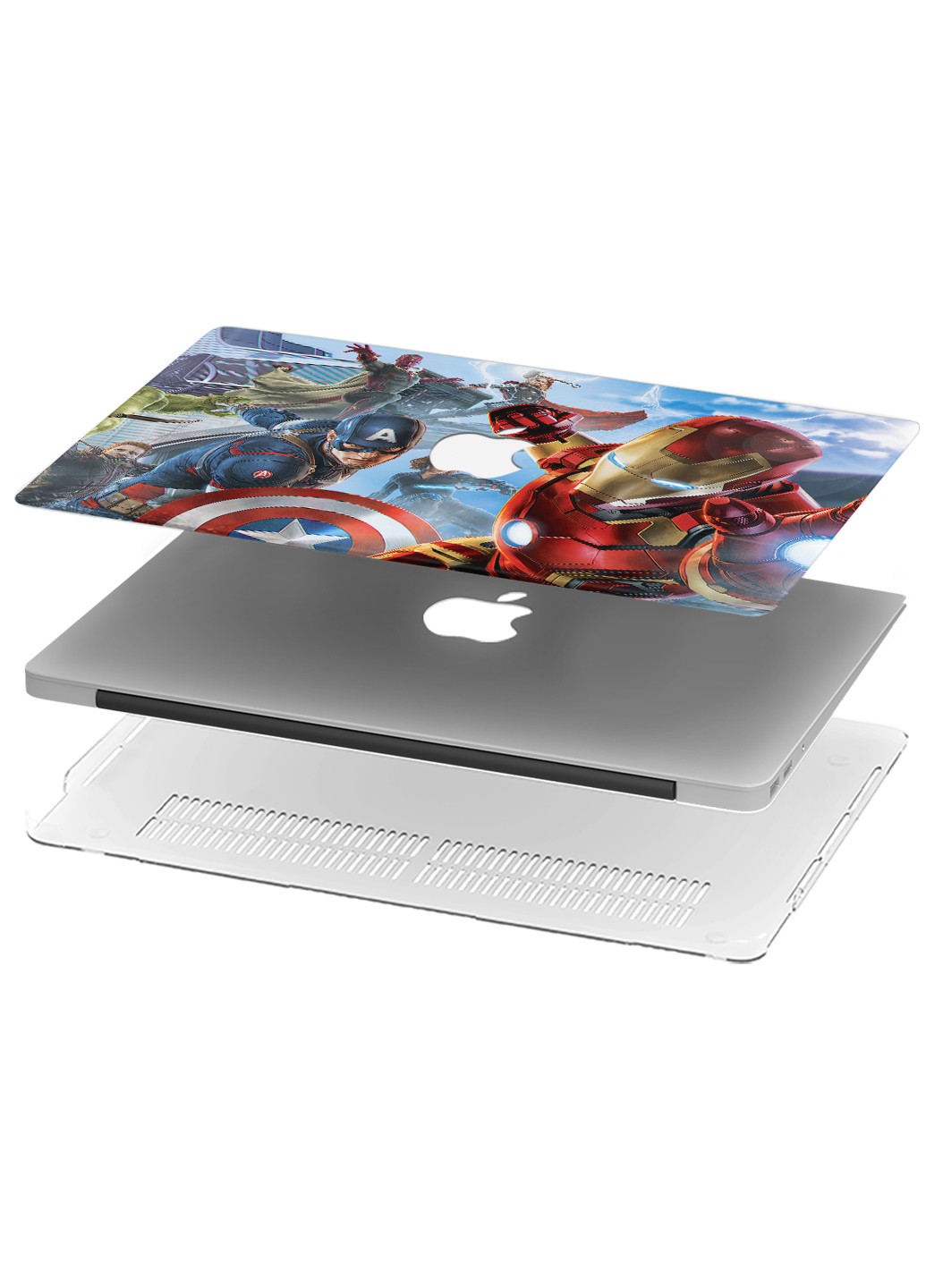 Чохол пластиковий для Apple MacBook Pro 15 A1707 / A1990 Марвел (Marvel) (9649-1688) MobiPrint (218524939)