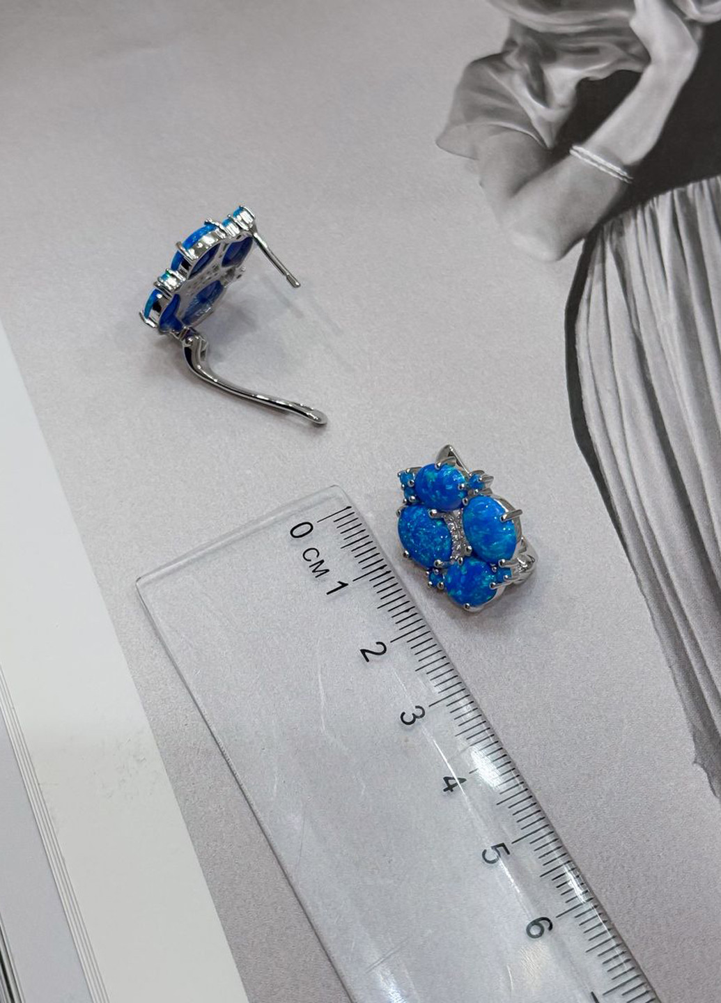 Сережки Silver Flame (307258523)