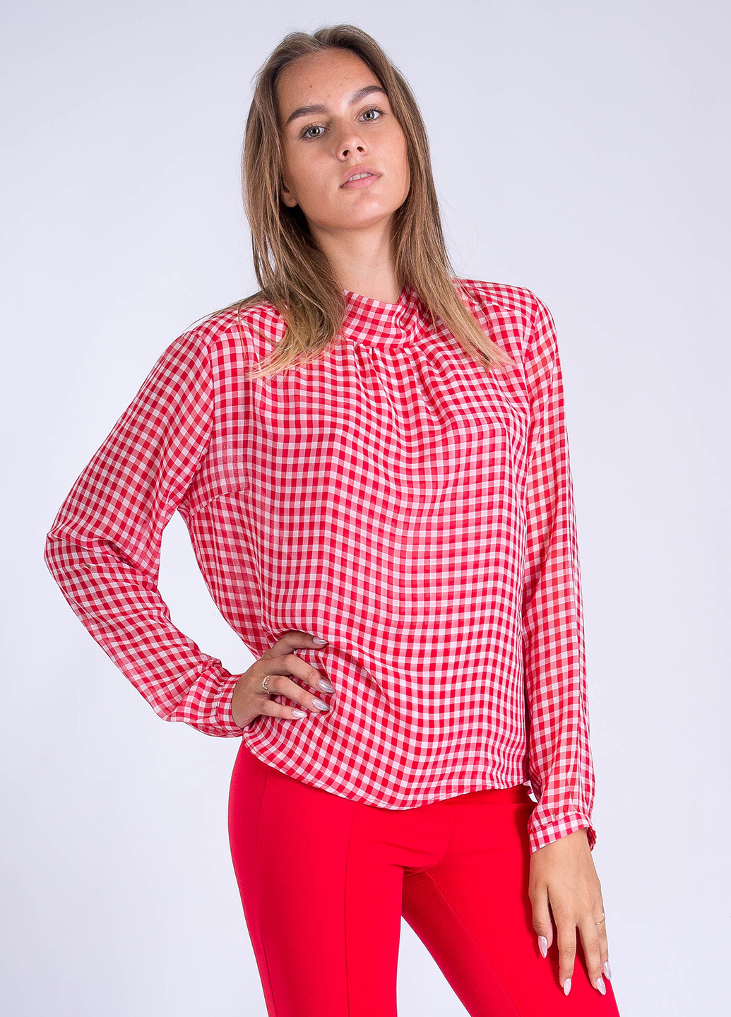 Красная демисезонная блуза Sarah Chole