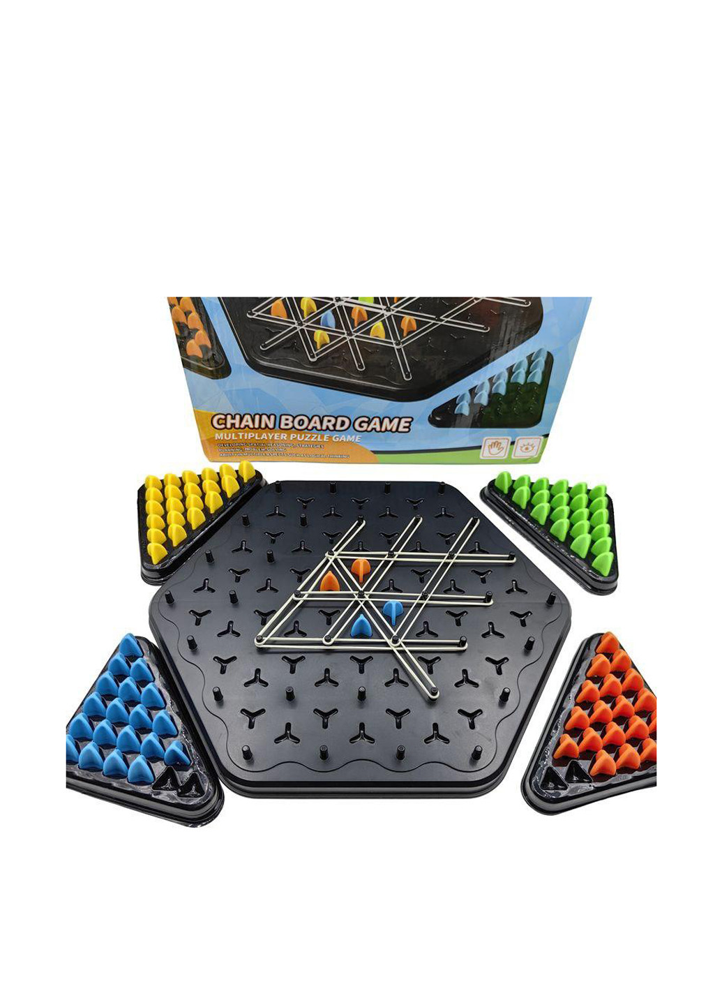 Настільна гра Геоборд, 24х24 см No Brand (307610000)