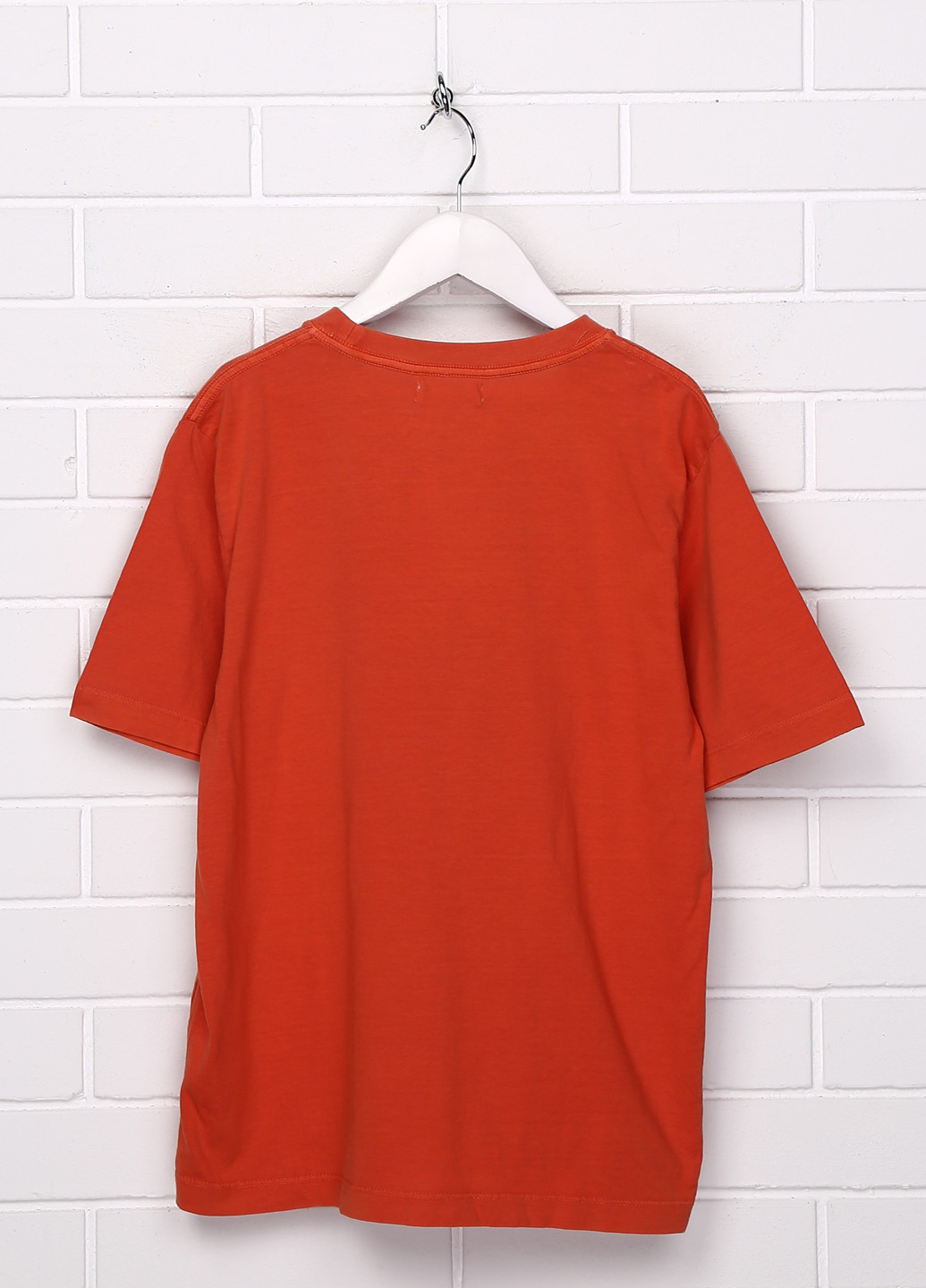 Оранжевая летняя футболка с коротким рукавом Gatti