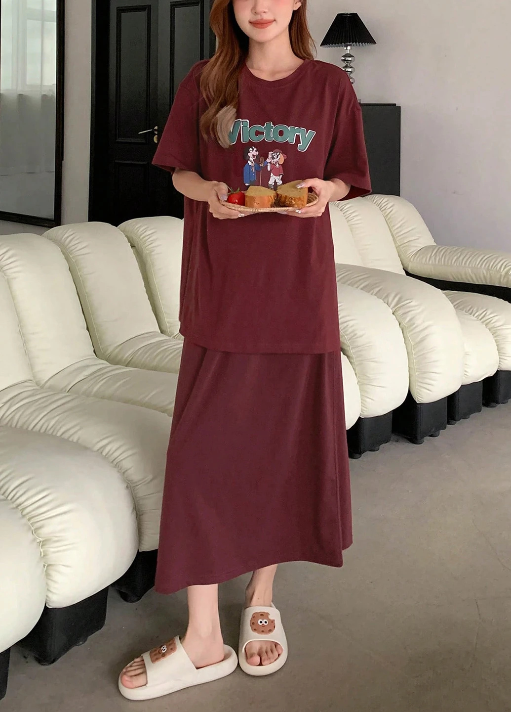 Костюм (футболка, спідниця) SHEIN (332388991)