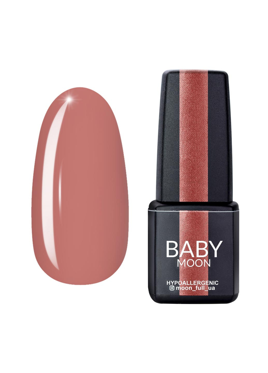 Гель лак BABY Pastel Gel polish, 6 мл №004 рожево-горіховий Moon (251422047)