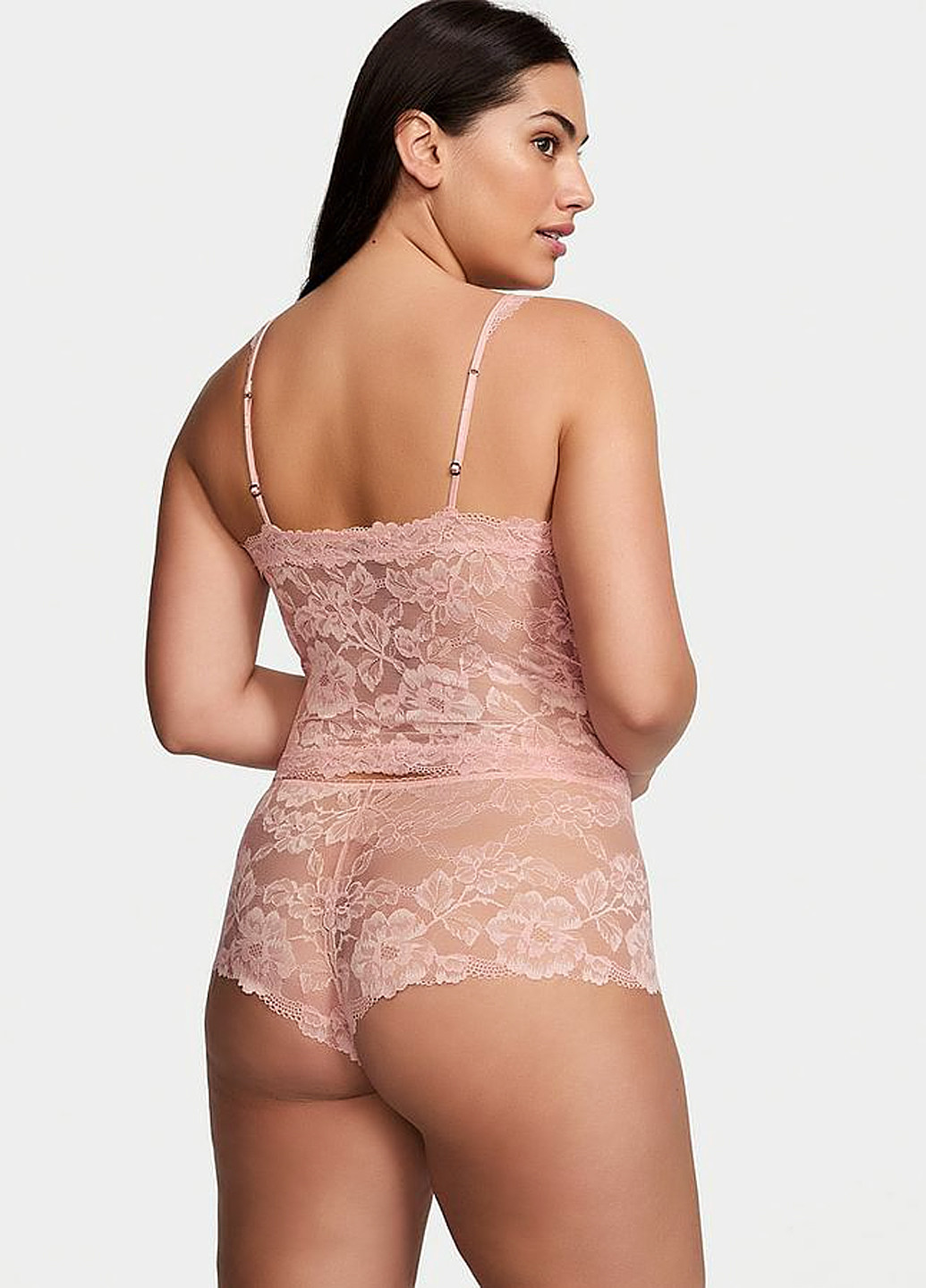 Светло-розовая всесезон пижама (майка, трусики) Victoria's Secret