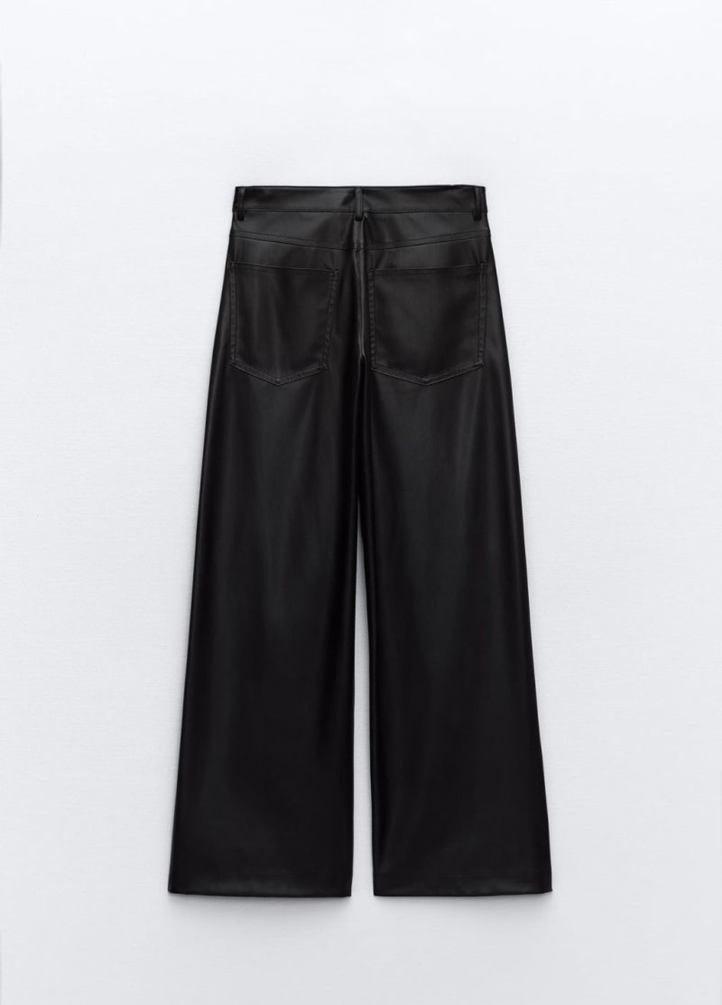 Черные кэжуал демисезонные палаццо брюки Zara