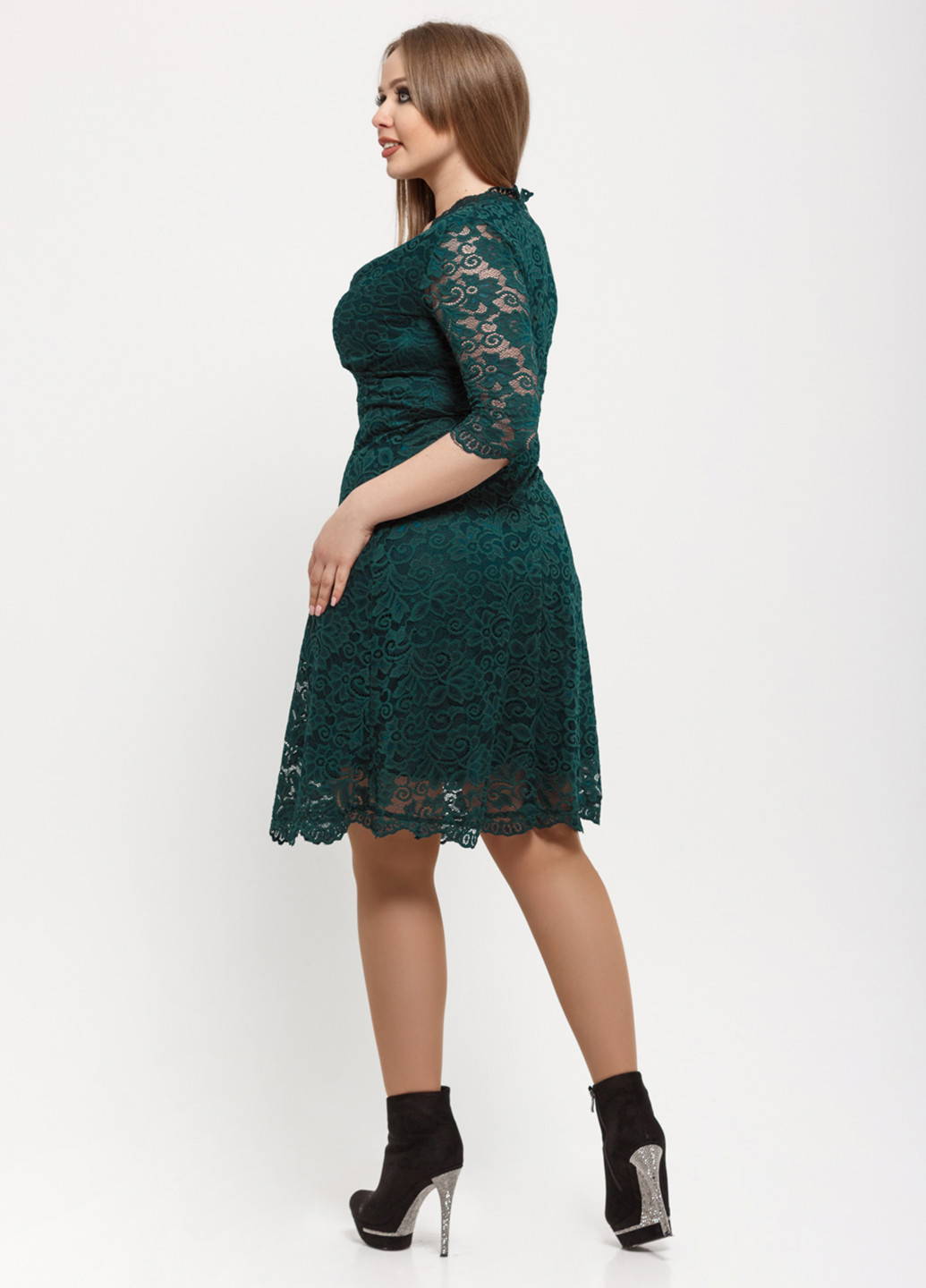 Смарагдова кежуал плаття, сукня Charm Collection