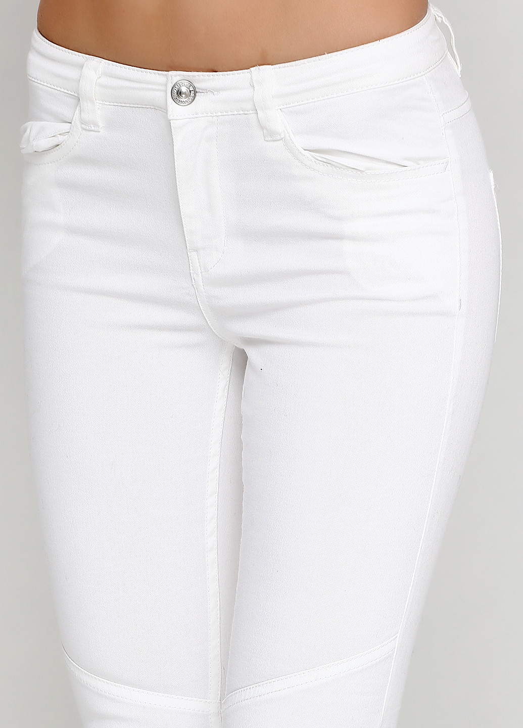 Джинси H&M завужені білі джинсові