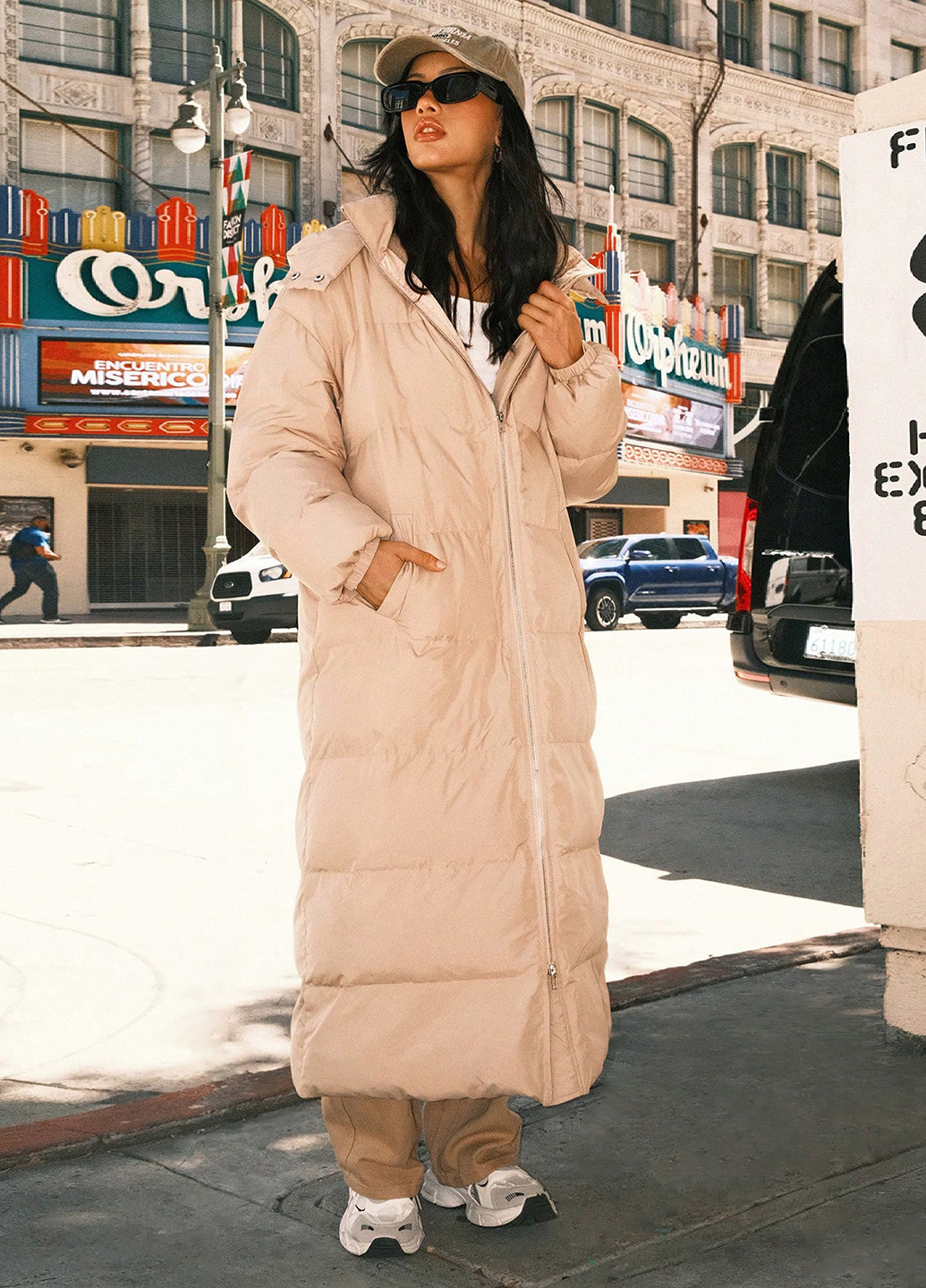 Пудрова зимня куртка SHEIN