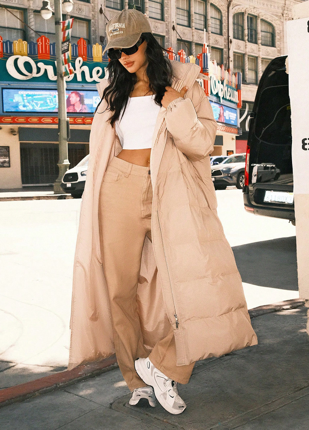 Пудрова зимня куртка SHEIN