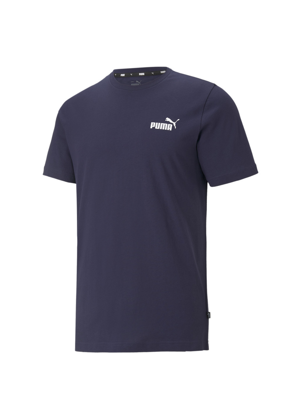 Синяя футболка essentials small logo men's tee Puma