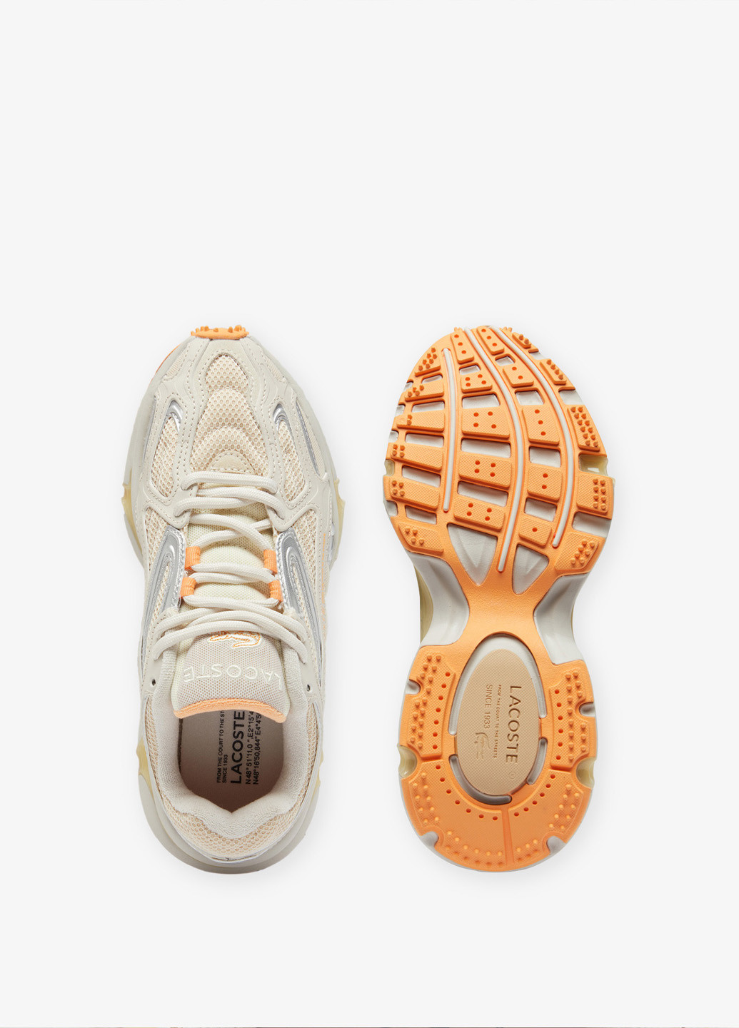 Кроссовки Lacoste L003 2K24 светло-оранжевые демисезоны (329694579)