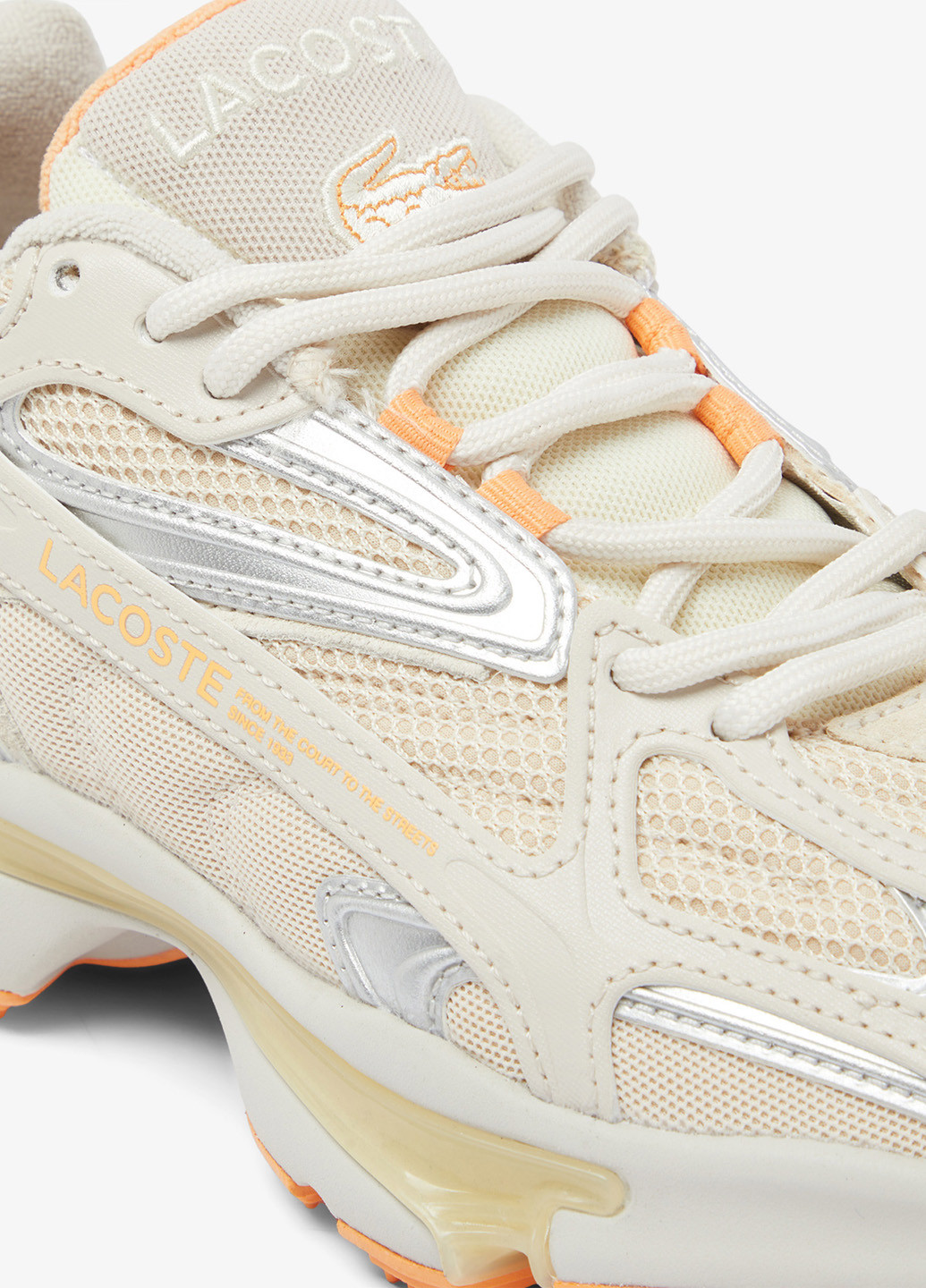 Кроссовки Lacoste L003 2K24 светло-оранжевые демисезоны (329694579)