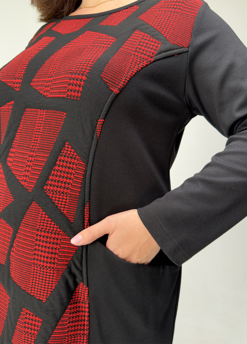 Черное кэжуал платье футляр Hookk Design с животным (анималистичным) принтом