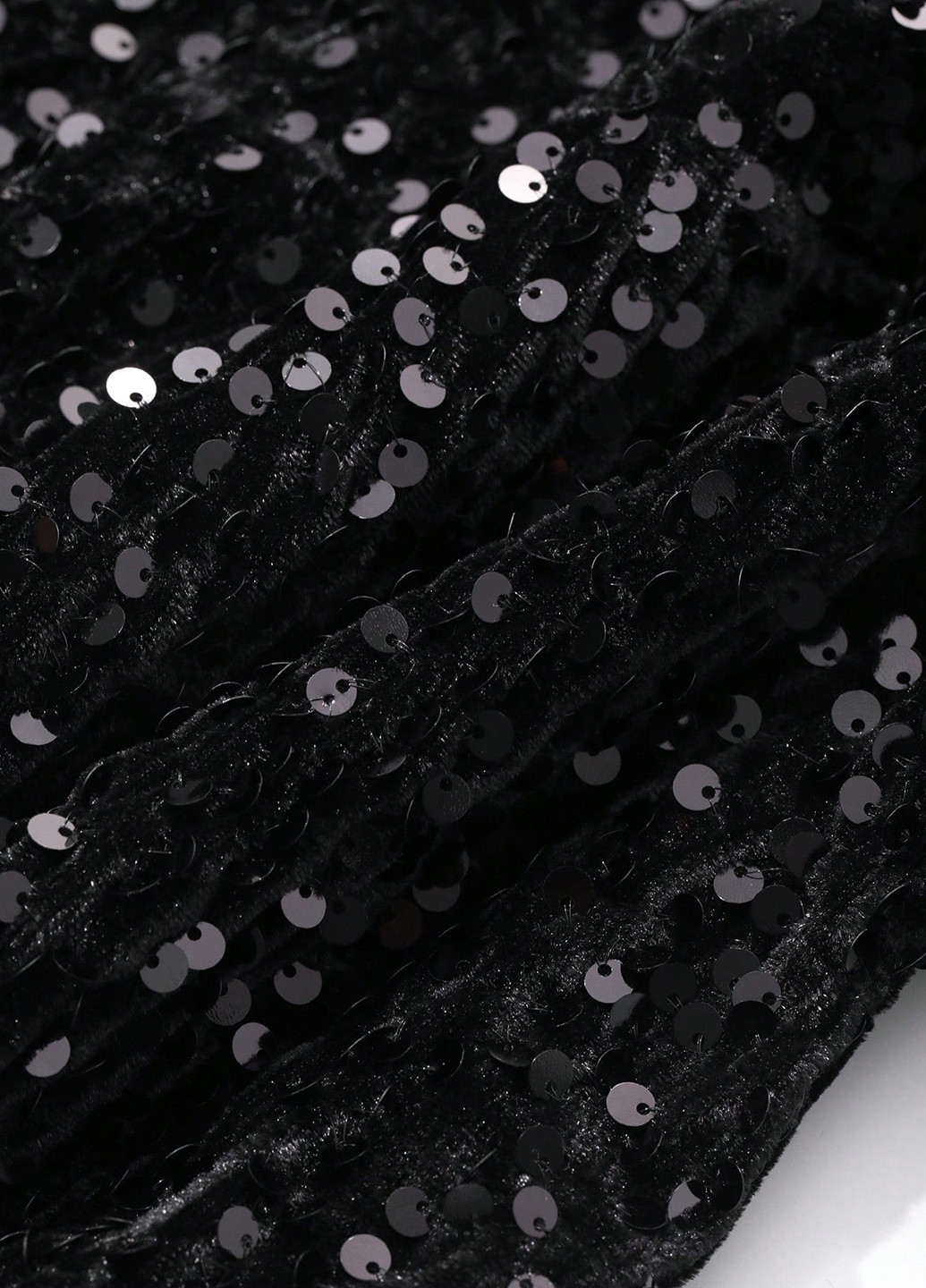 Чорна вечірня сукня силуетна SHEIN з візерунком "перець з сіллю"