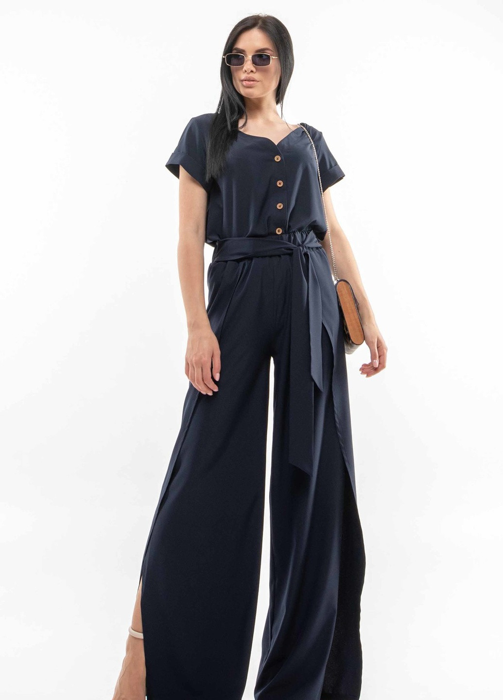 Брюки Бэтти БР 0521 темно синий Ри Мари (235753292)