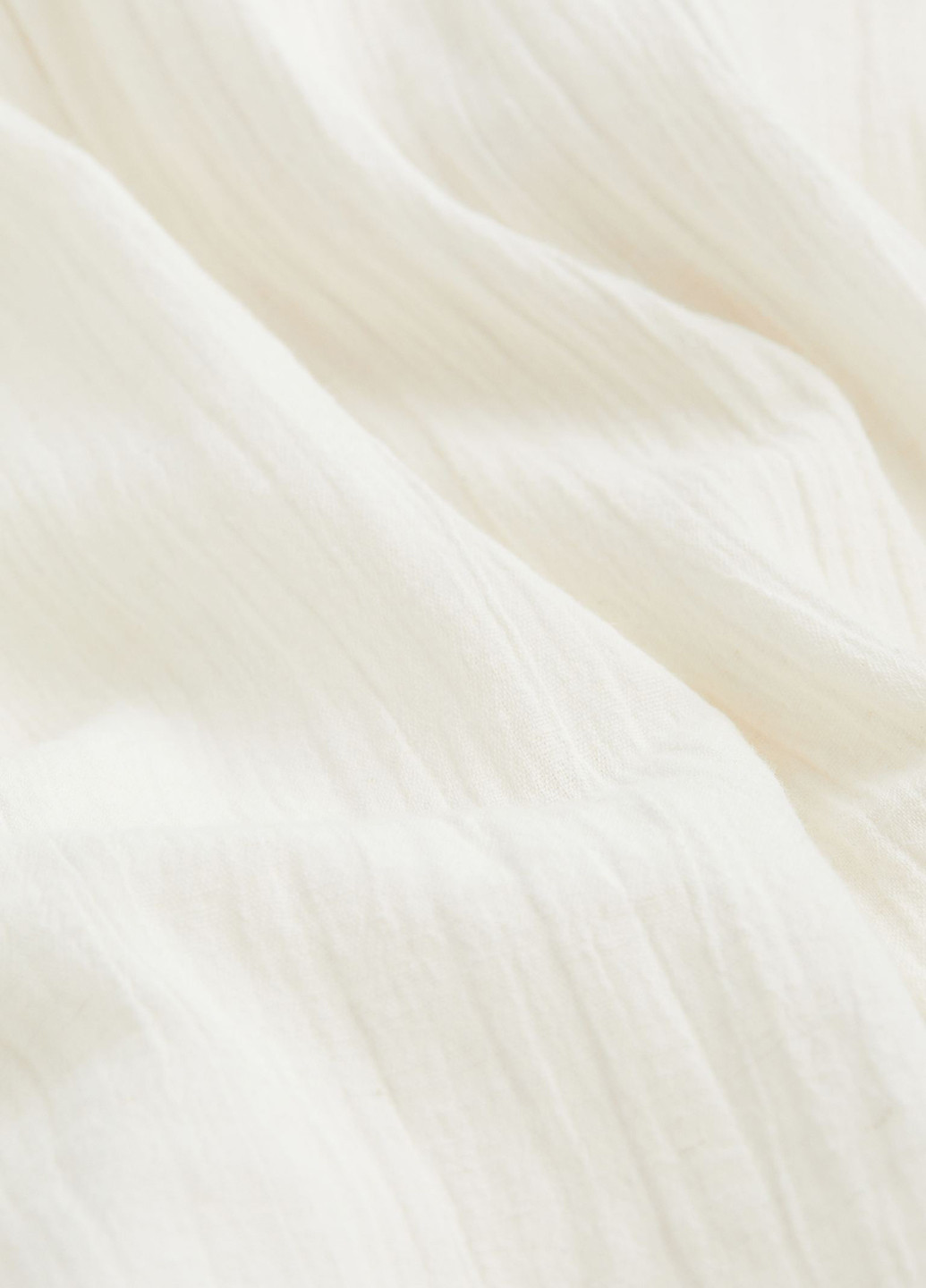 Белое кэжуал платье оверсайз H&M однотонное