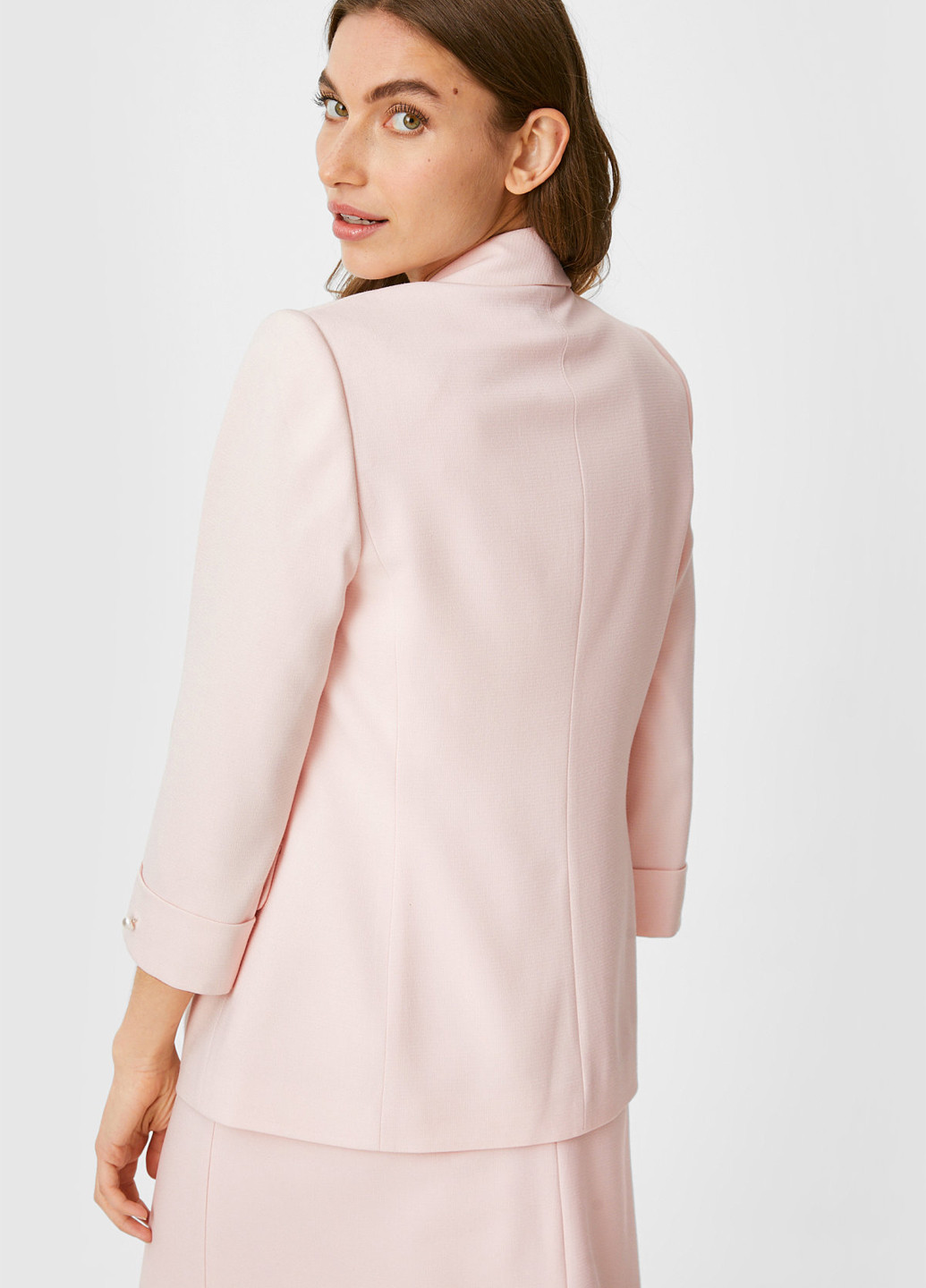 Бледно-розовый женский жакет C&A однотонный - демисезонный
