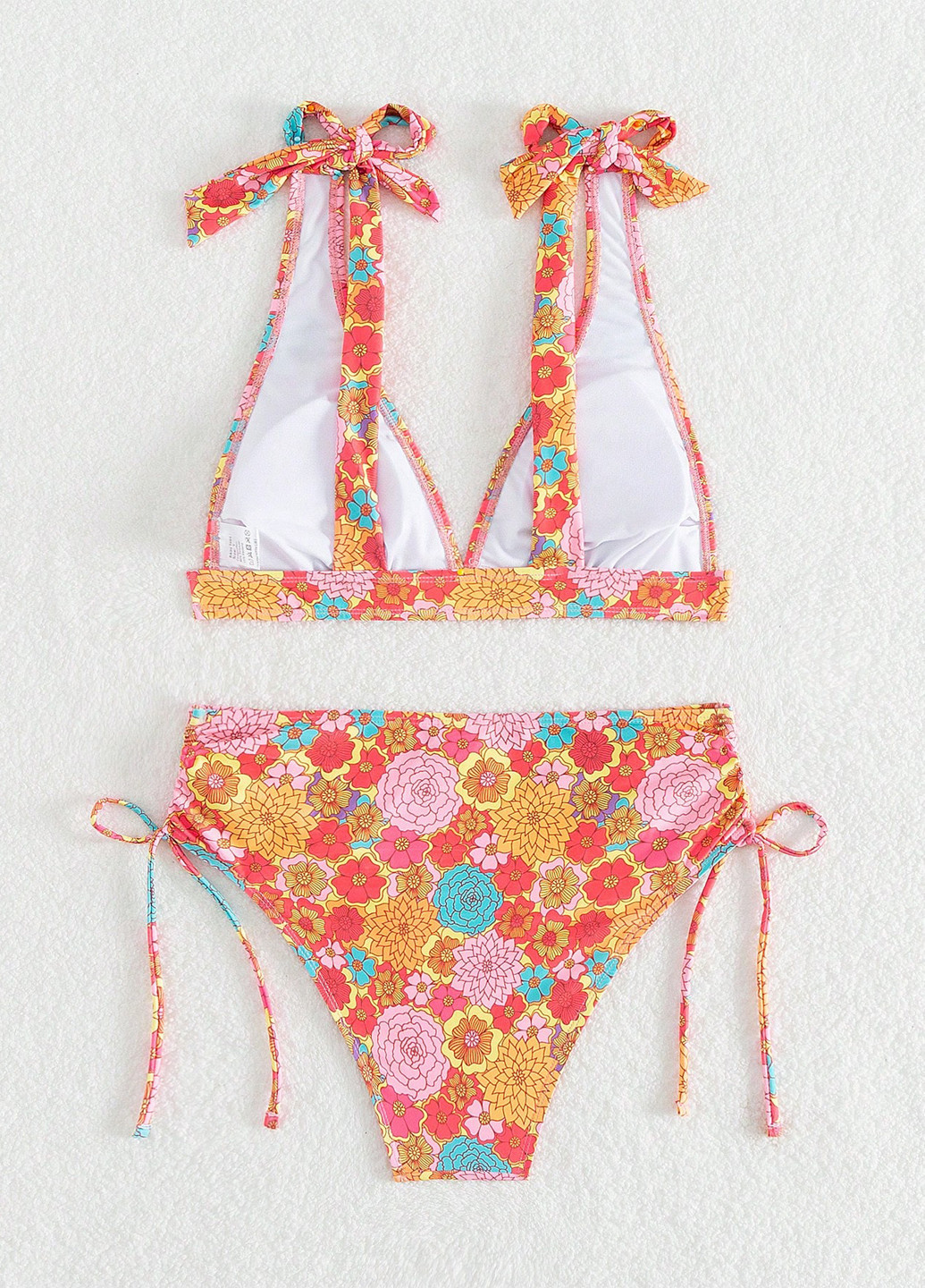 Комбинированный летний купальник (лиф, трусики) бикини, раздельный SHEIN