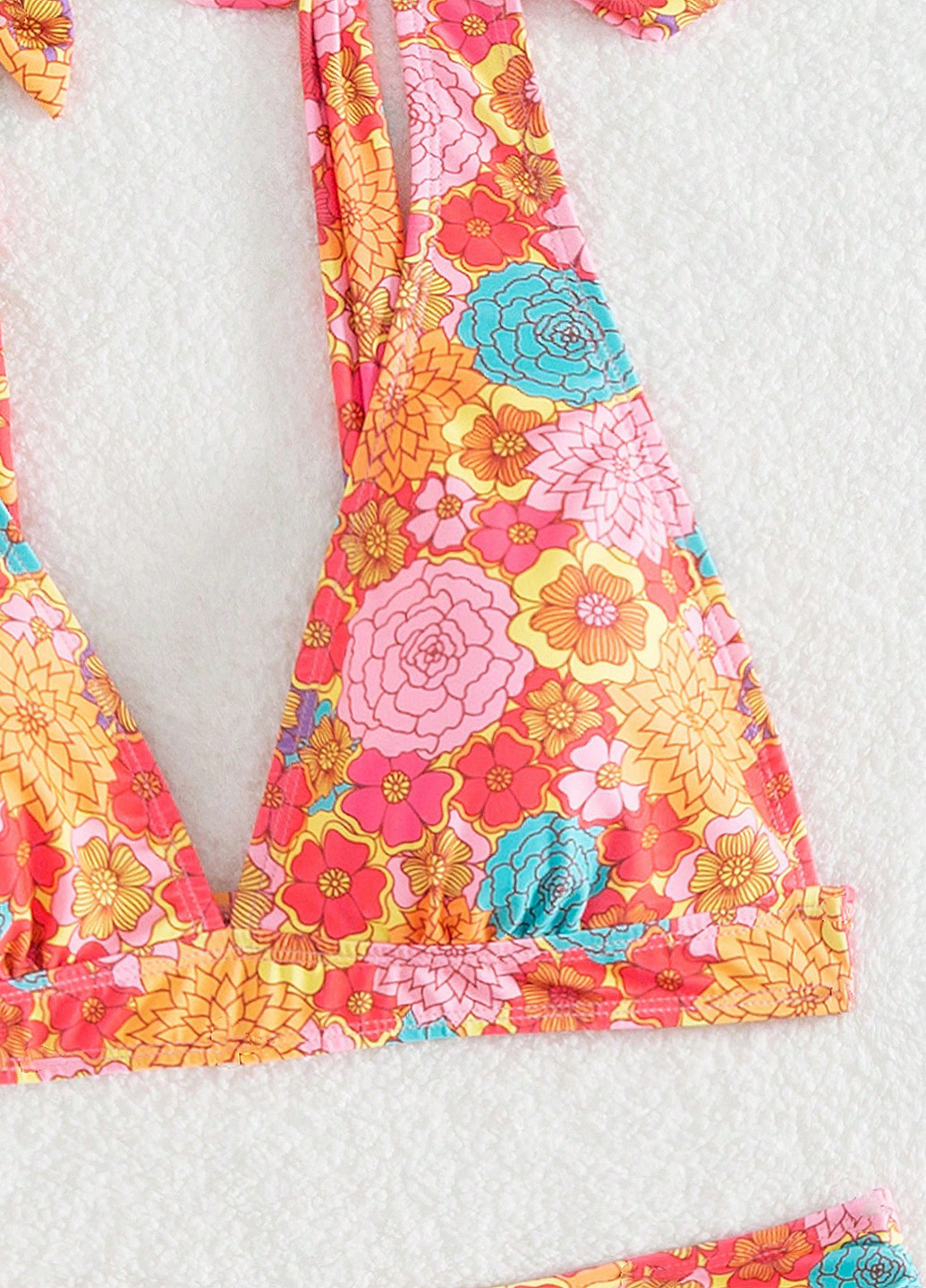 Комбинированный летний купальник (лиф, трусики) бикини, раздельный SHEIN