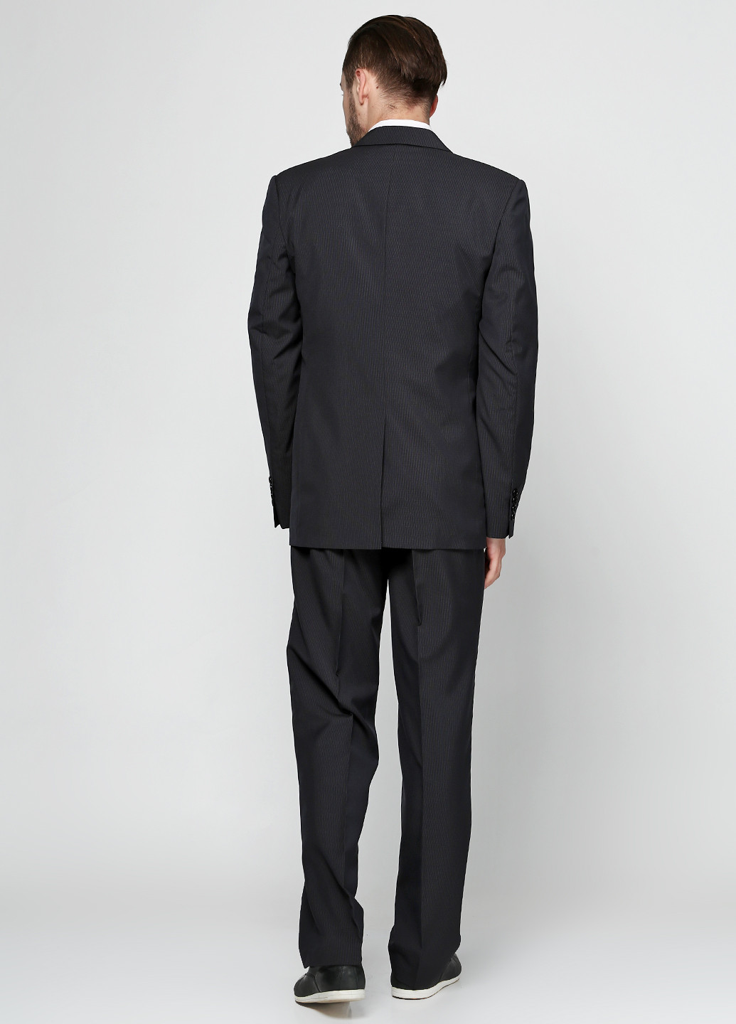 Темно-серый демисезонный костюм (пиджак, брюки) брючный Gentle Man