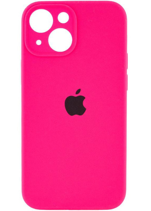 Силіконовый Чохол Накладка Закрита Камера Silicone Case Full Camera Для iPhone 13 Barbie Pink No Brand (254091938)