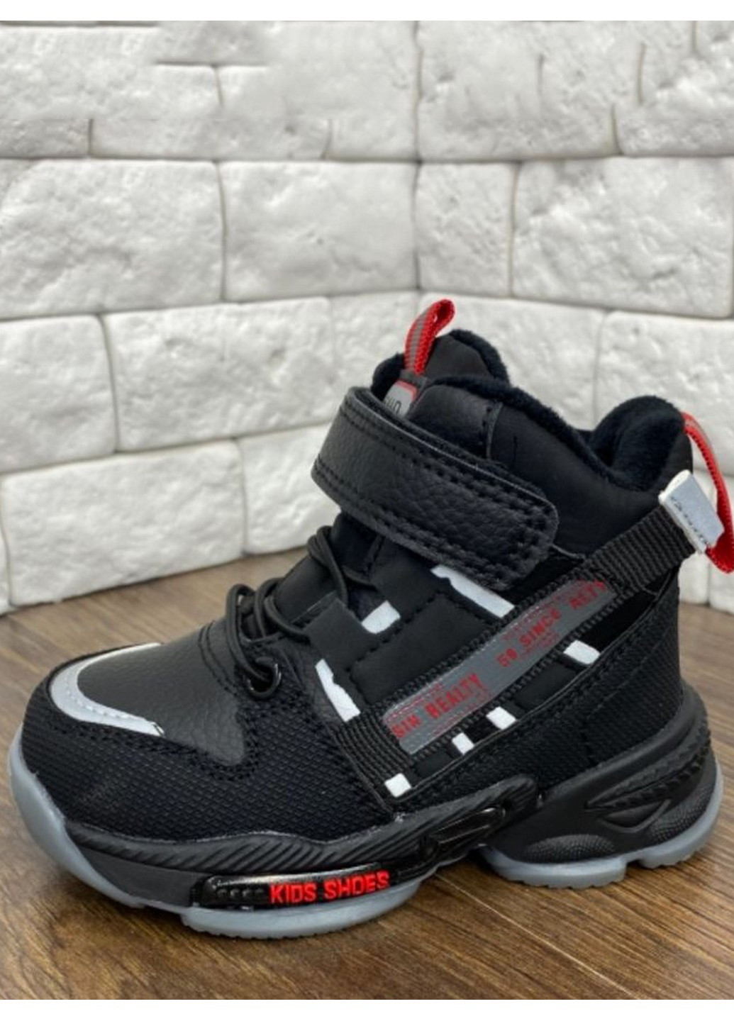 Черные кэжуал осенние спортивные демисезонные ботинки l30219-0 Jong Golf