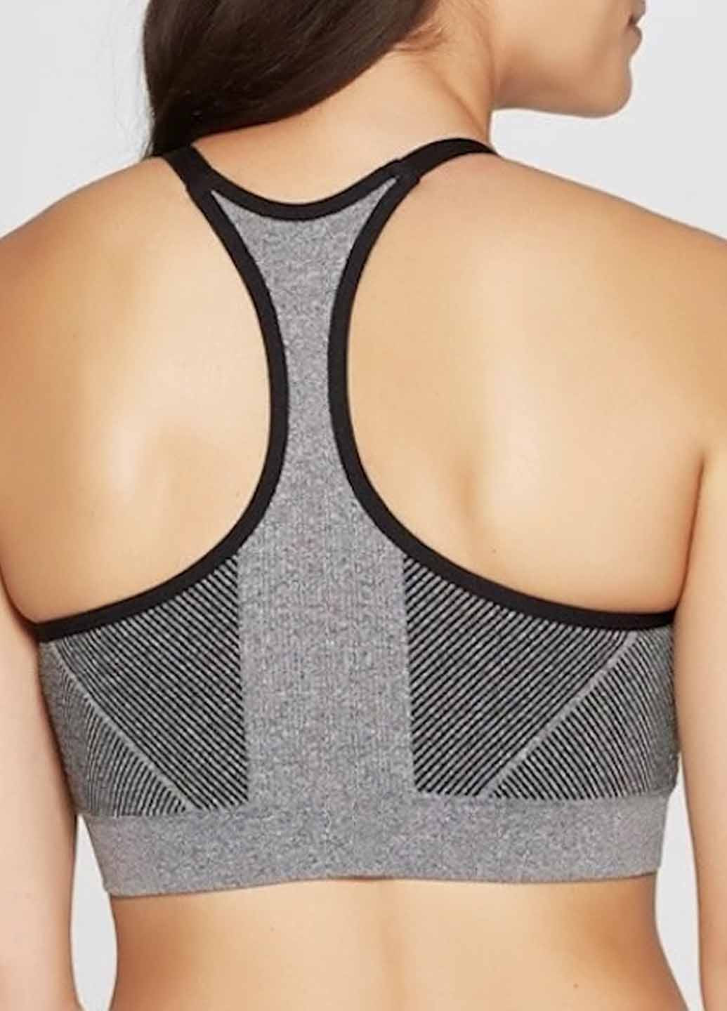 Сірий топ бюстгальтер Auden без кісточок поліестер