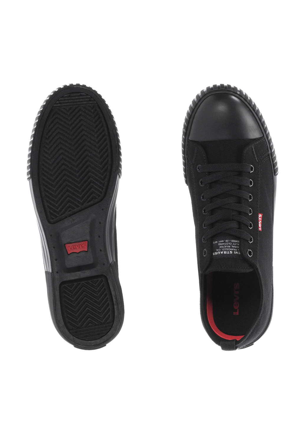 Черные кеды Levi's