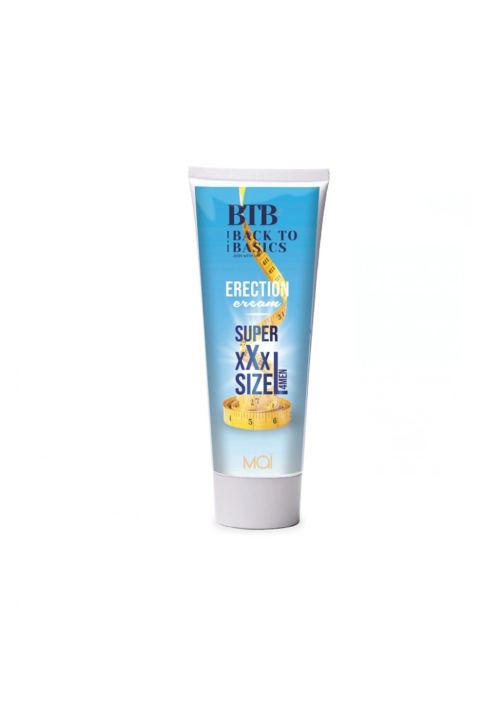 Крем для ерекції і збільшення члена BTB XXL CREAM (75 мл) MAI (252639481)