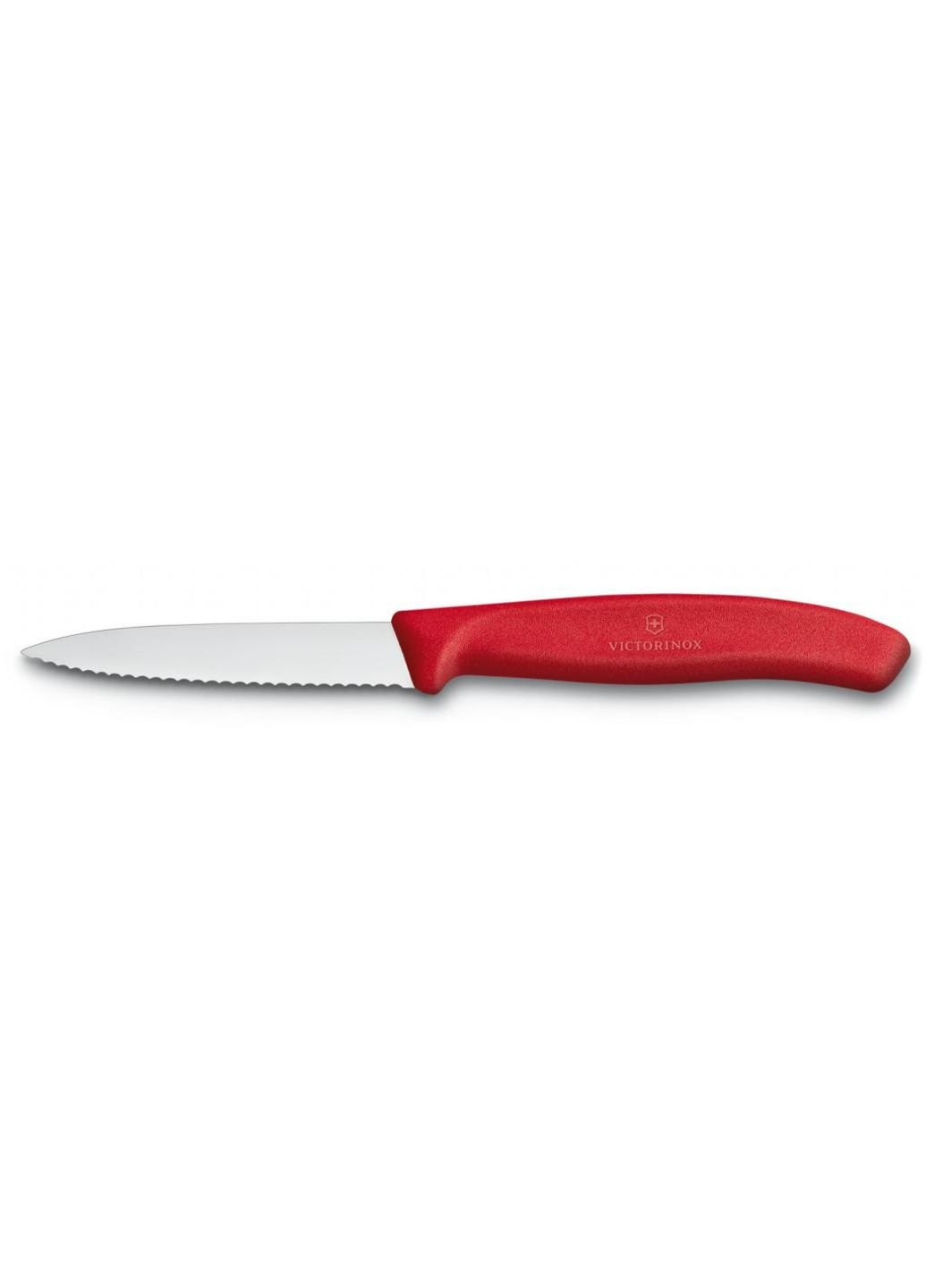 Кухонный нож SwissClassic для нарезки 8 см, волнистое лезвие, красный (6.7631) Victorinox (254079465)