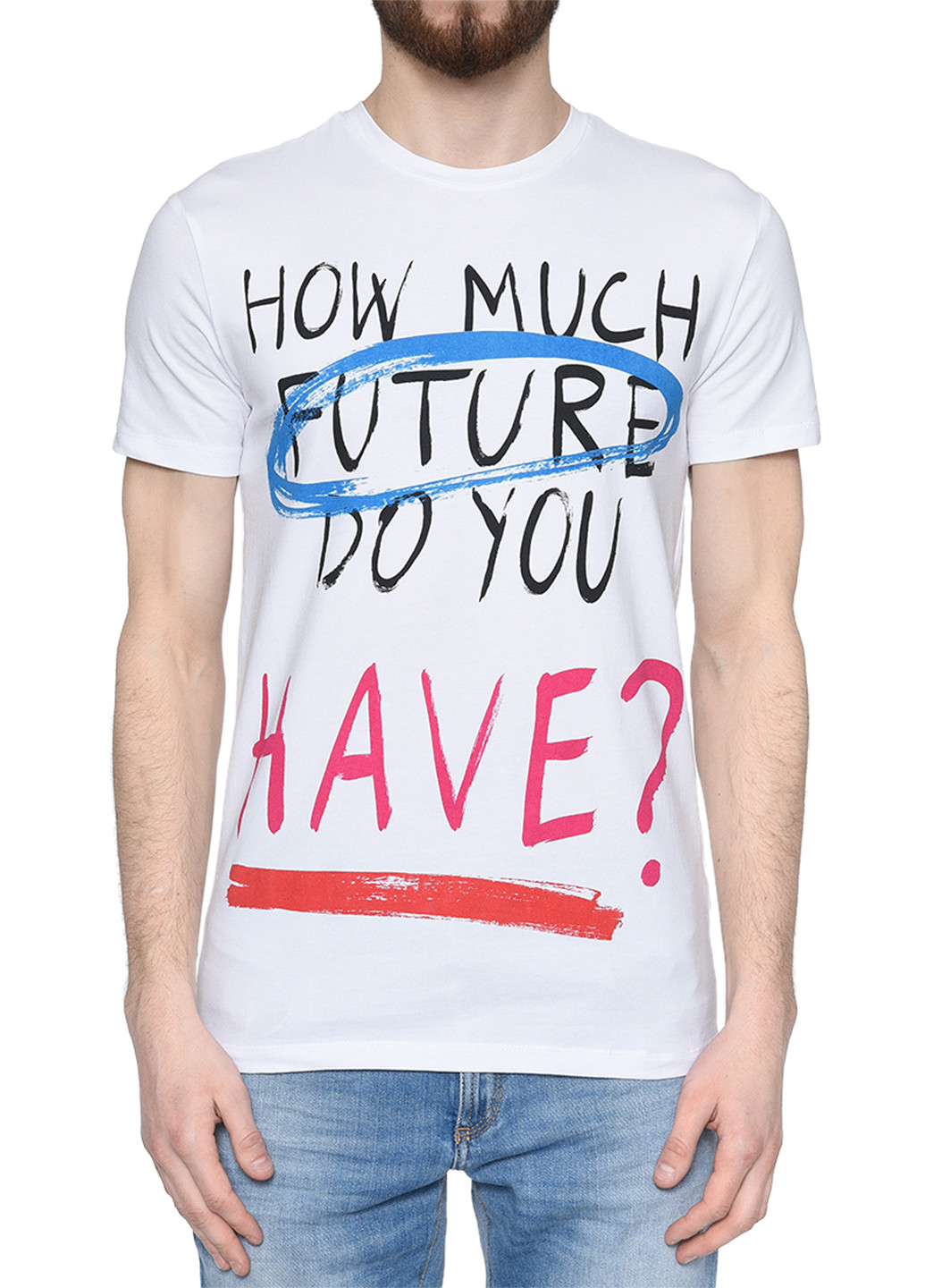 Белая футболка Antony Morato