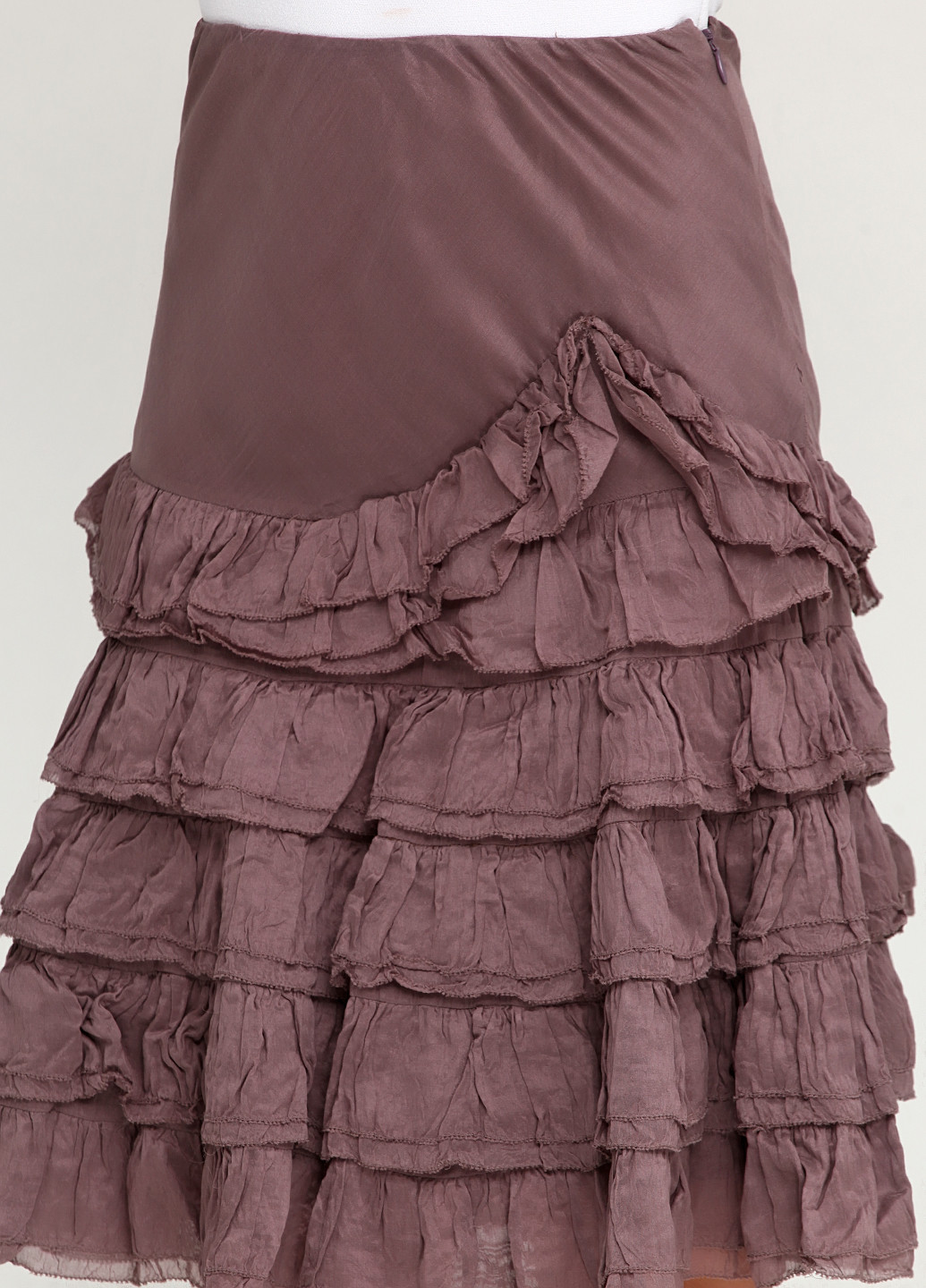 Лиловая кэжуал однотонная юбка Ralph Lauren миди