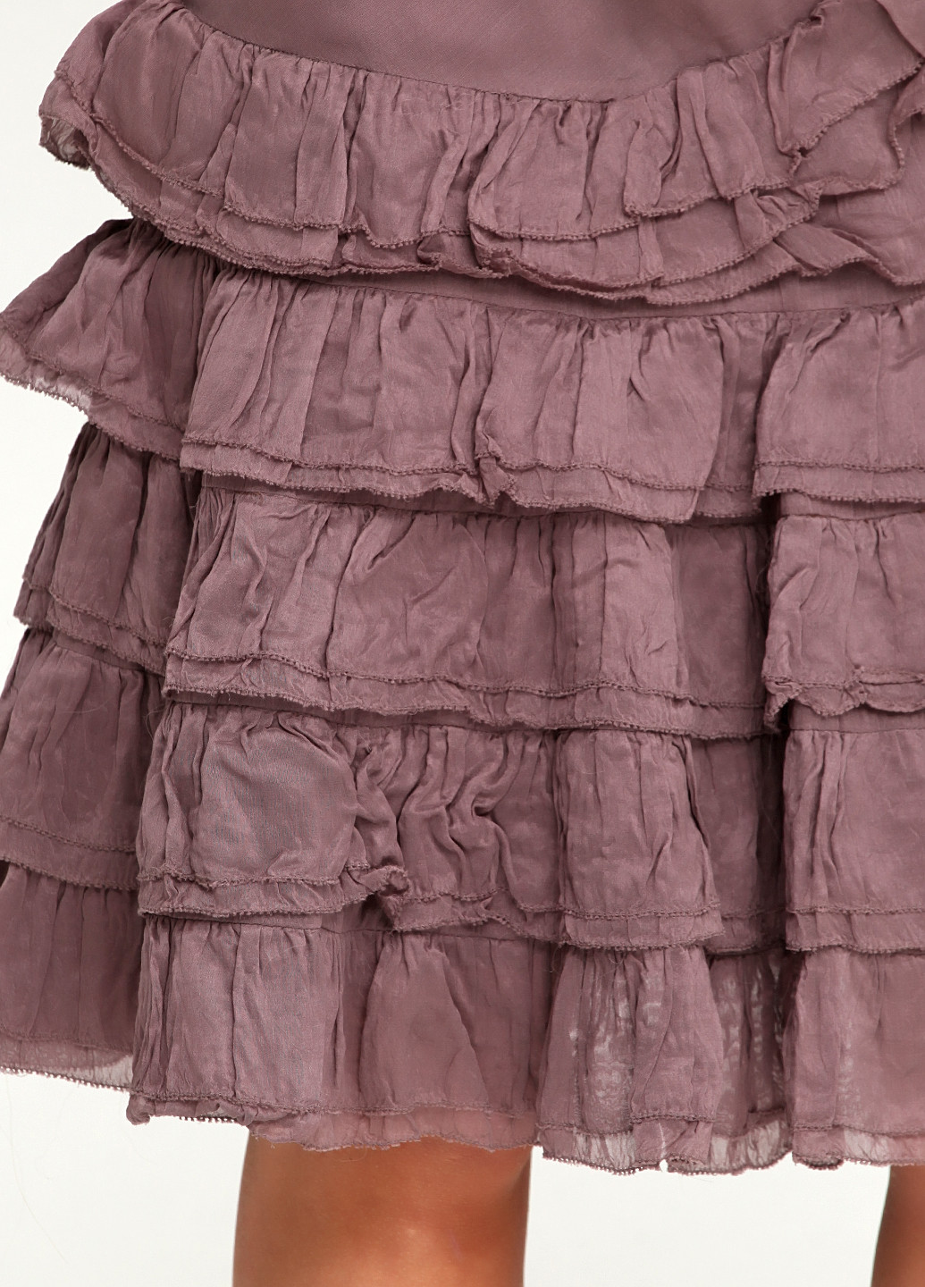 Лиловая кэжуал однотонная юбка Ralph Lauren миди