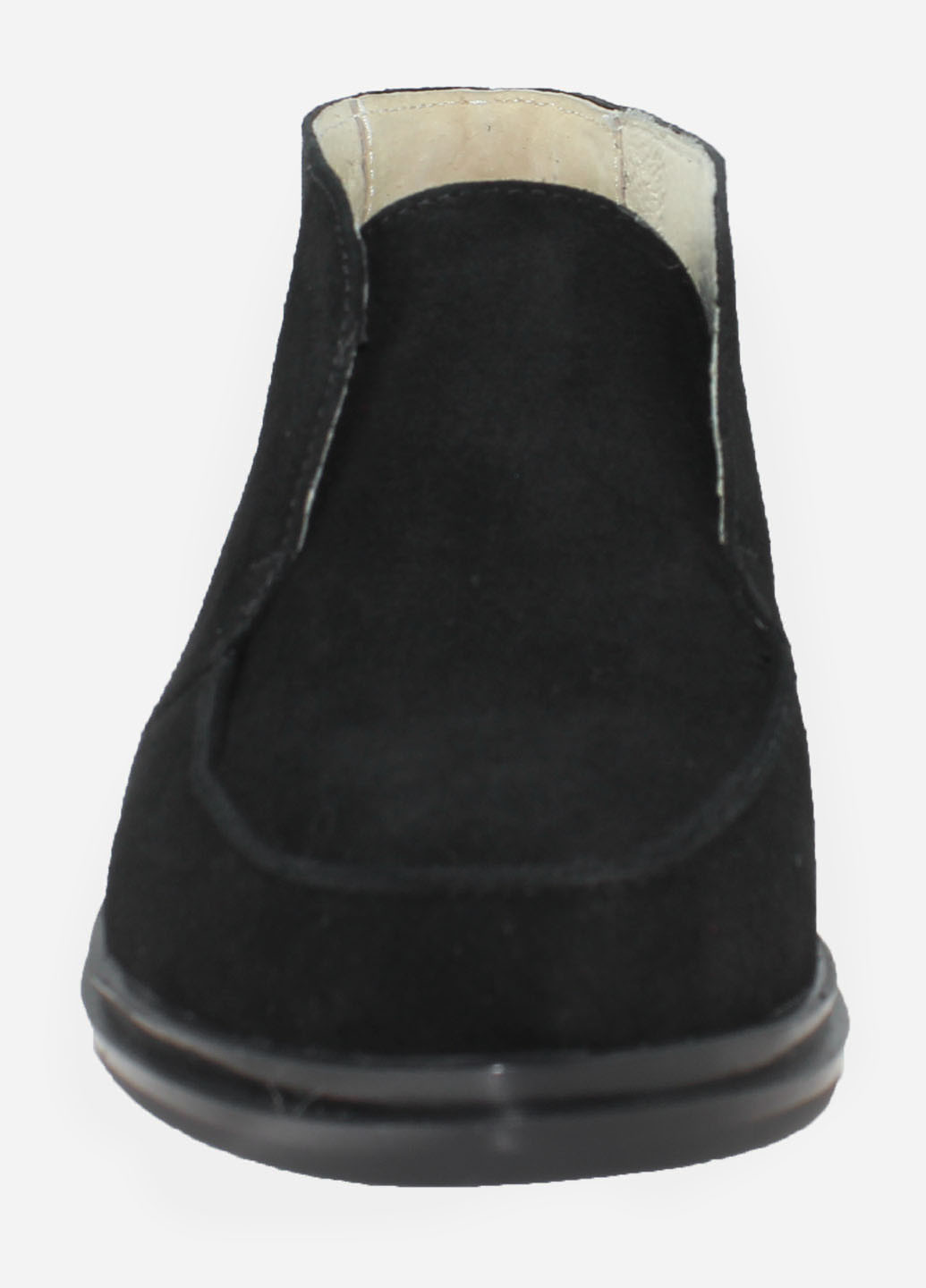 Осенние ботинки rc0084-11 черный Crisma из натуральной замши